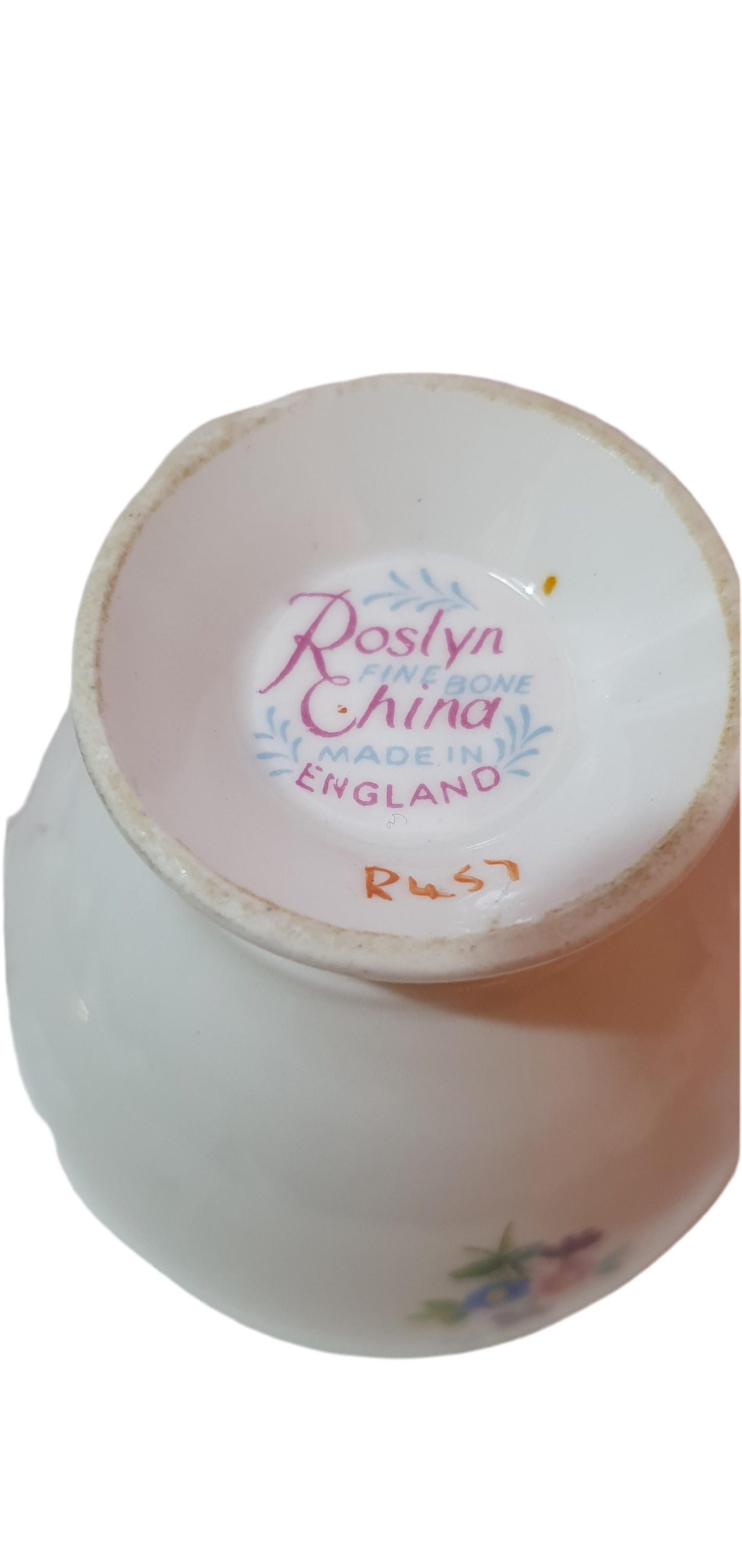 3 piece triple set Cups and plates Roslyn China R457