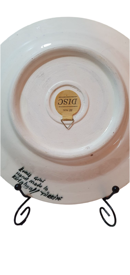 Декоративна ръчно рисувана турска декоративна чиния