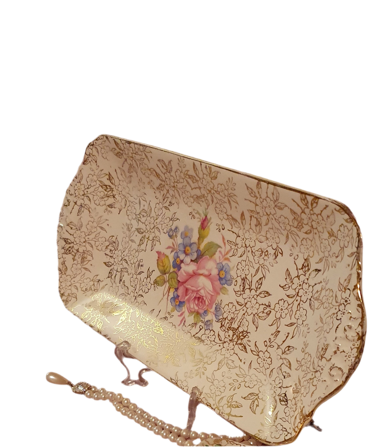An elegant Royal Tudor Ware platter - a touch from the golden age of English porcelain