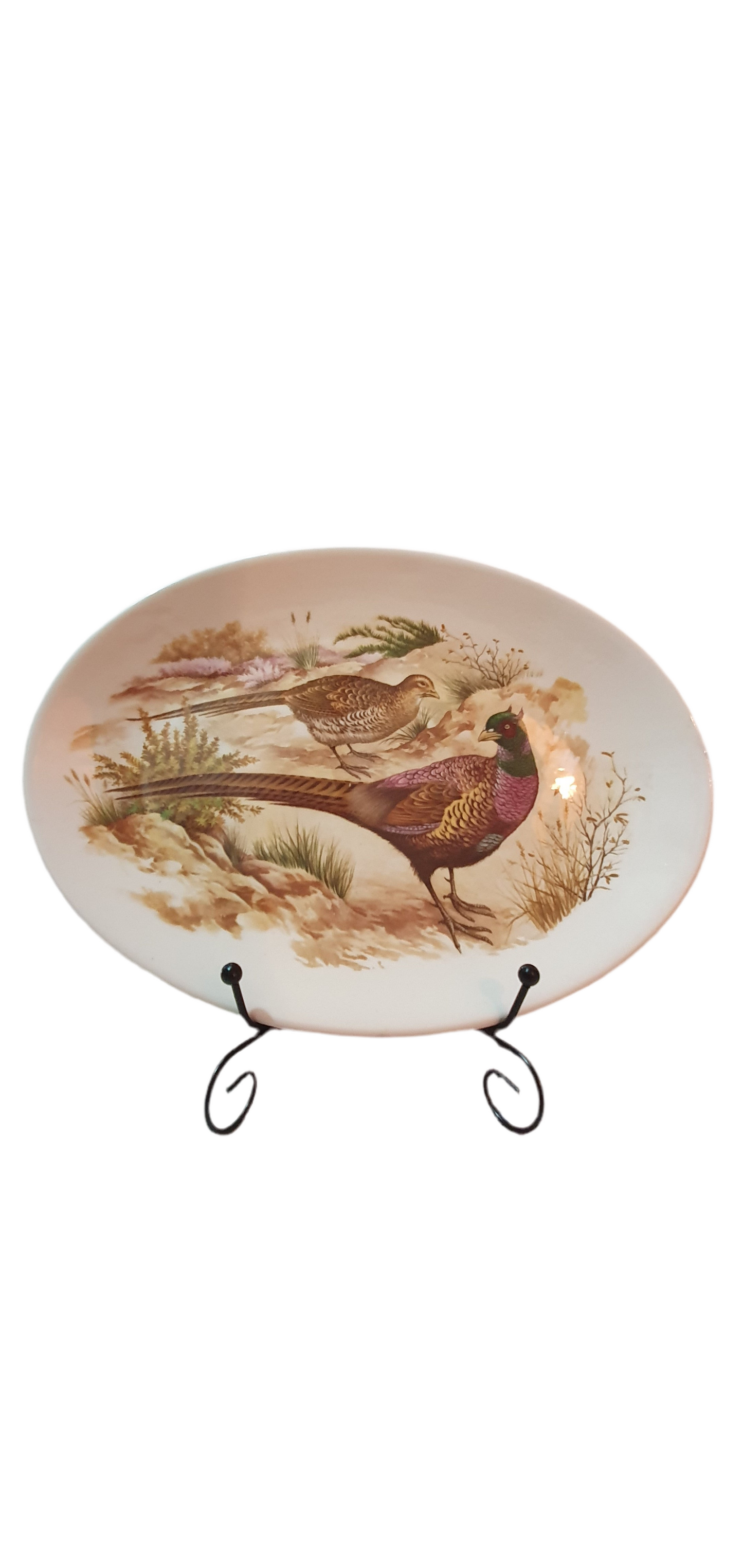 Scottish charm: Clyde Ceramics oval pheasant platter