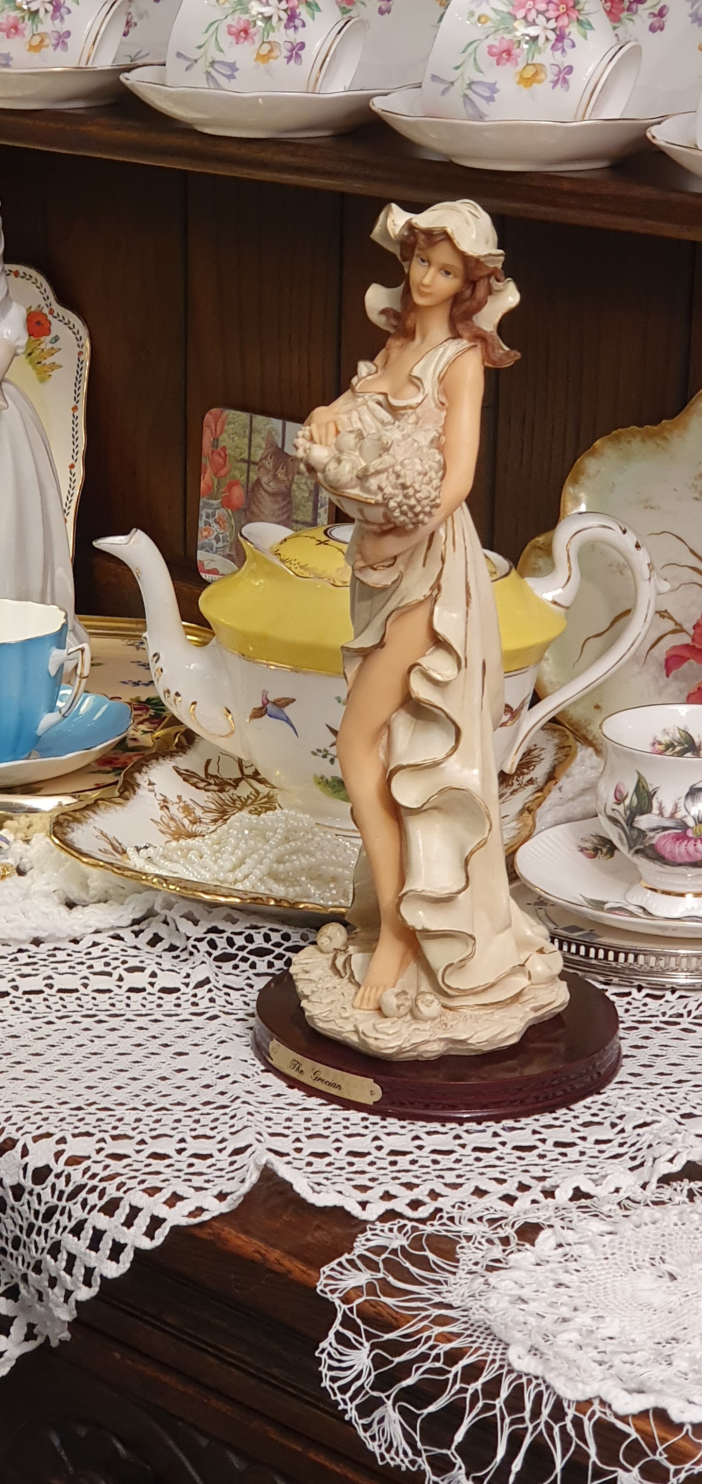 A Regency Fine Arts figure named The Grecian.