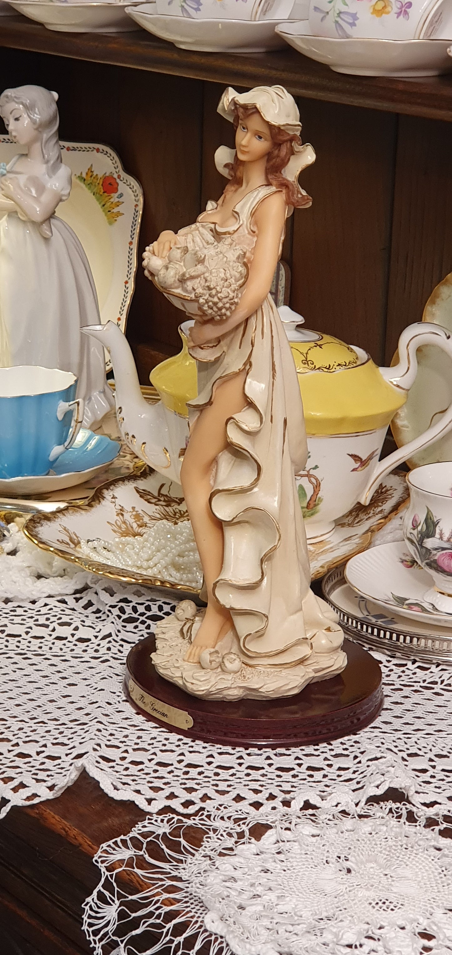 A Regency Fine Arts figure named The Grecian.