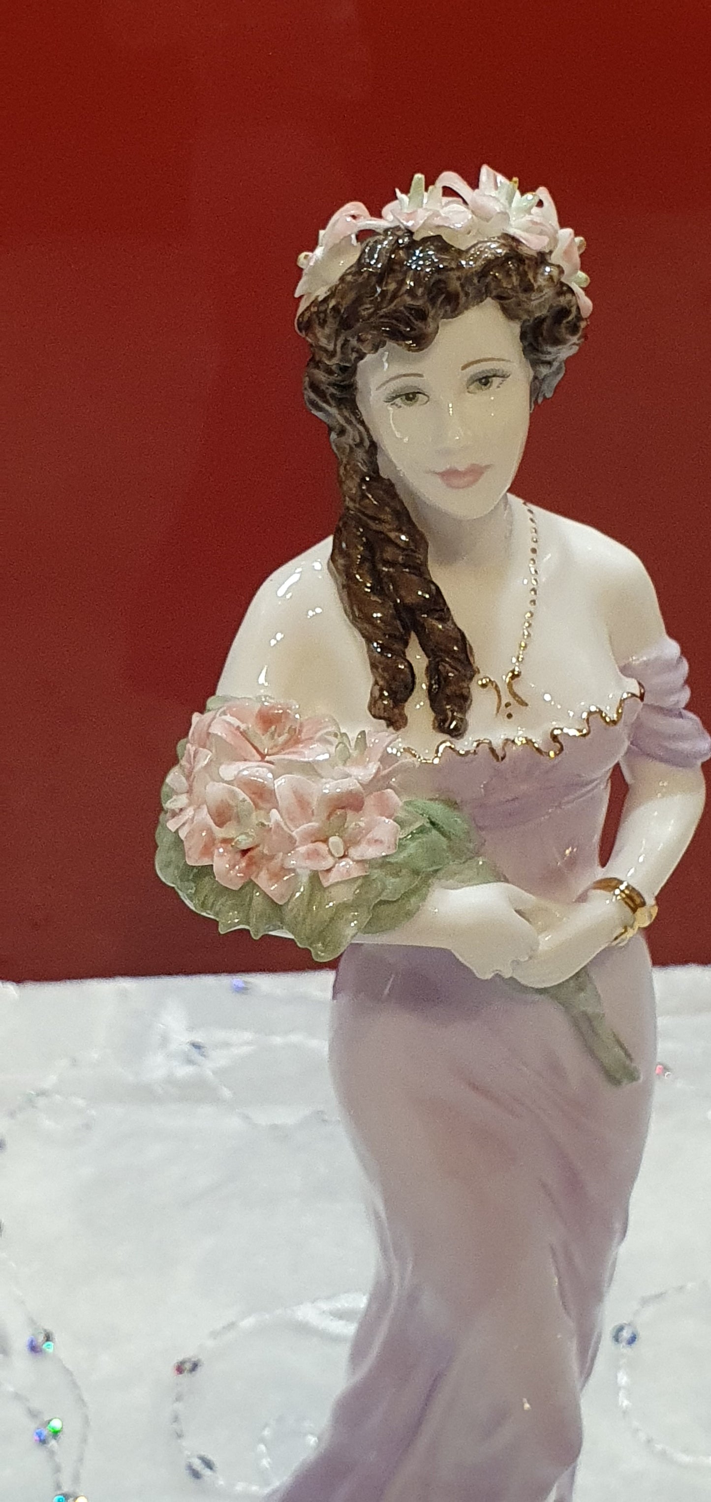Coalport figure - Lily Flowers of love collection - Collection Flowers of Love.