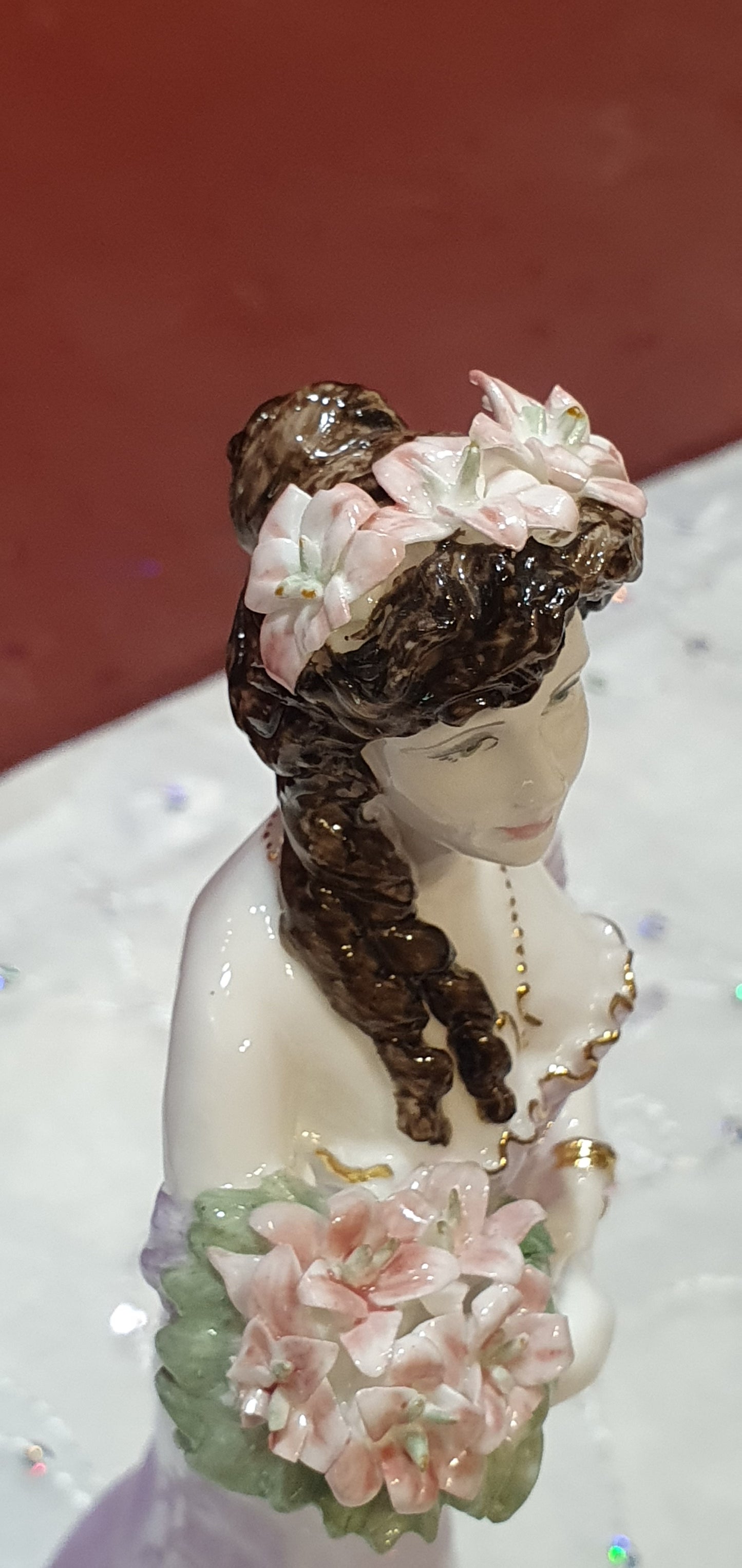Coalport figure - Lily Flowers of love collection - Collection Flowers of Love.