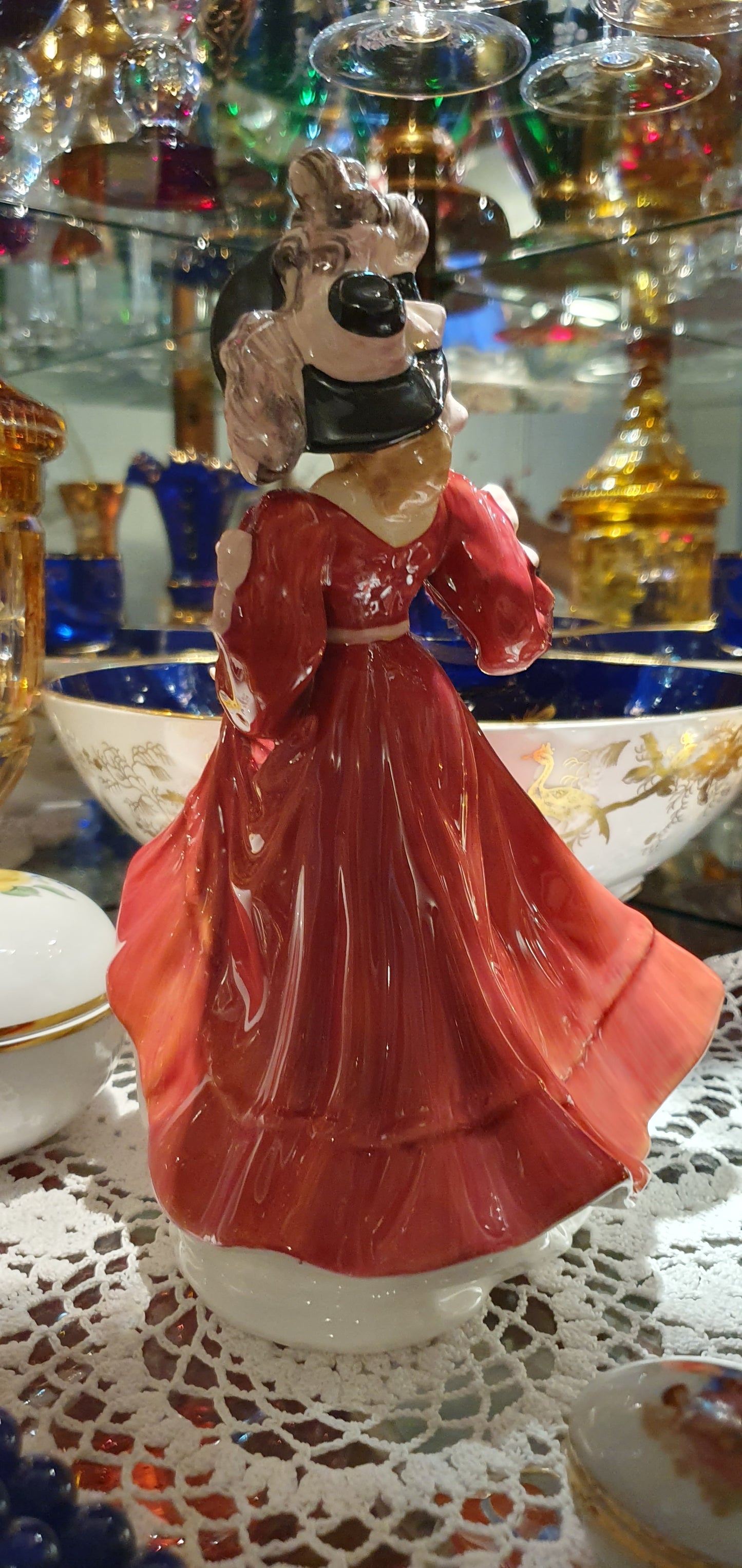 A Royal Doulton figure named Patricia.