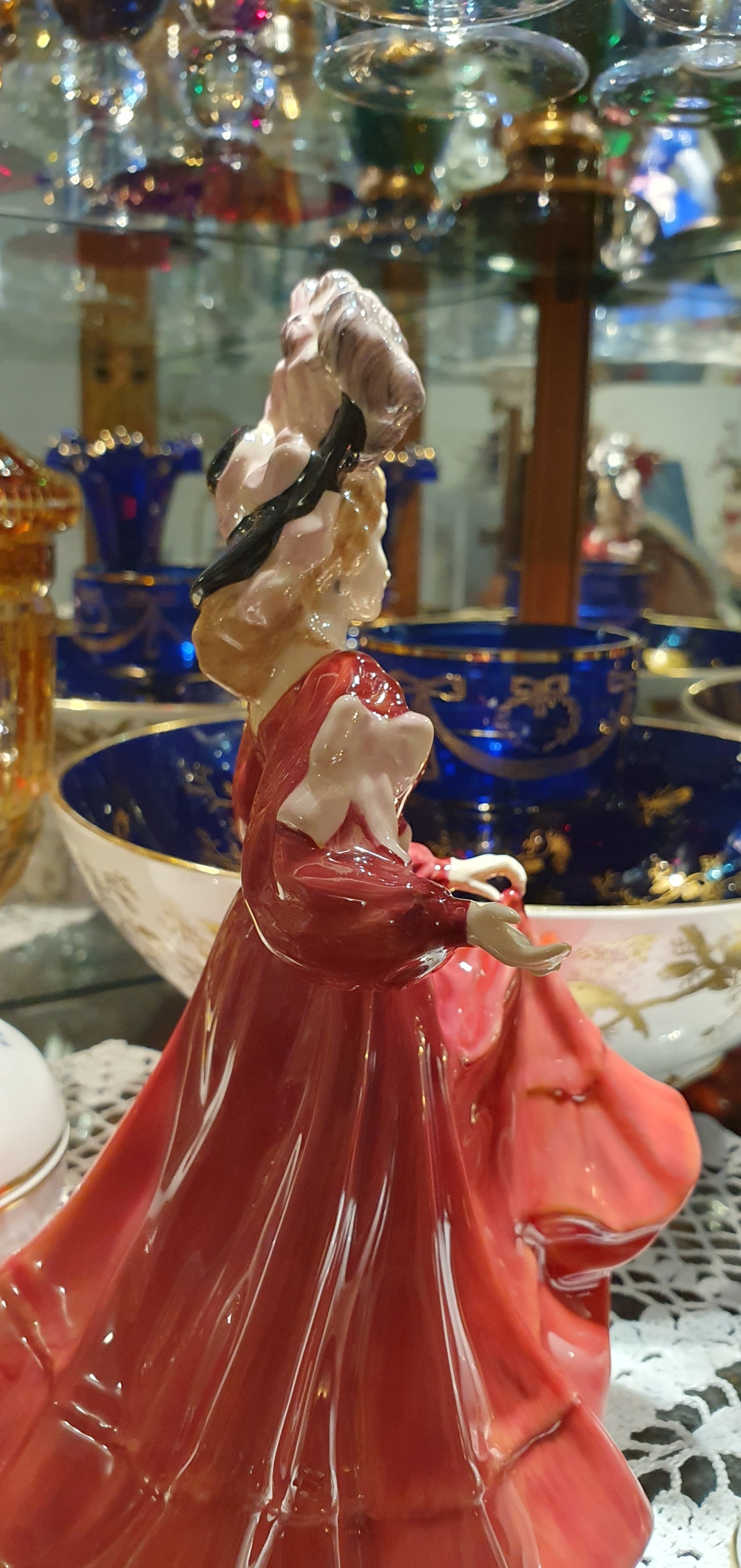 A Royal Doulton figure named Patricia.