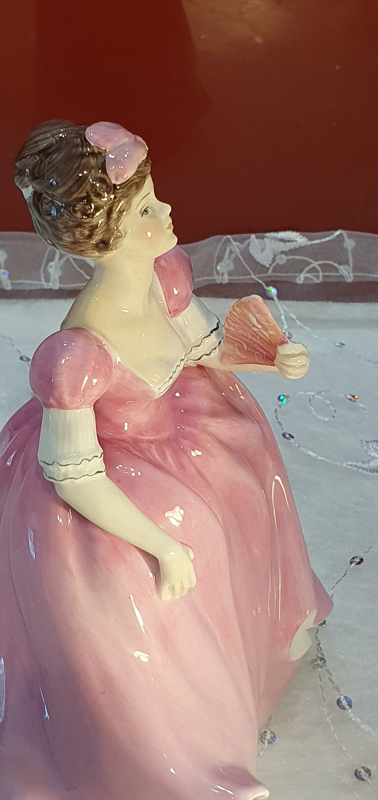 Francessca Art Pottery Staffordshire Figurine 1978 Francessca Art Pottery Staffordshire Figurine.