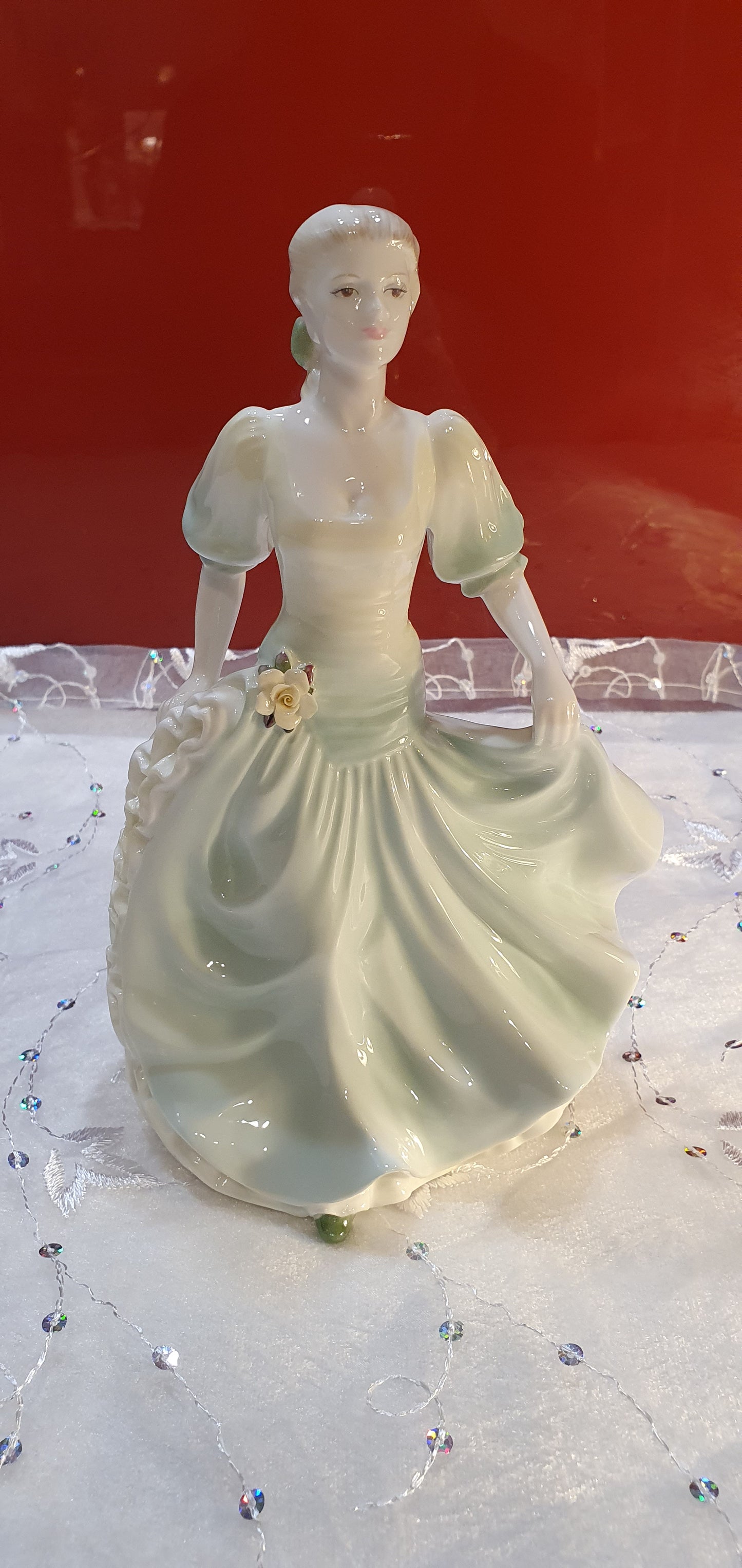 Coalport Ladies of Fashion Honeymoon Porcelain Figure.