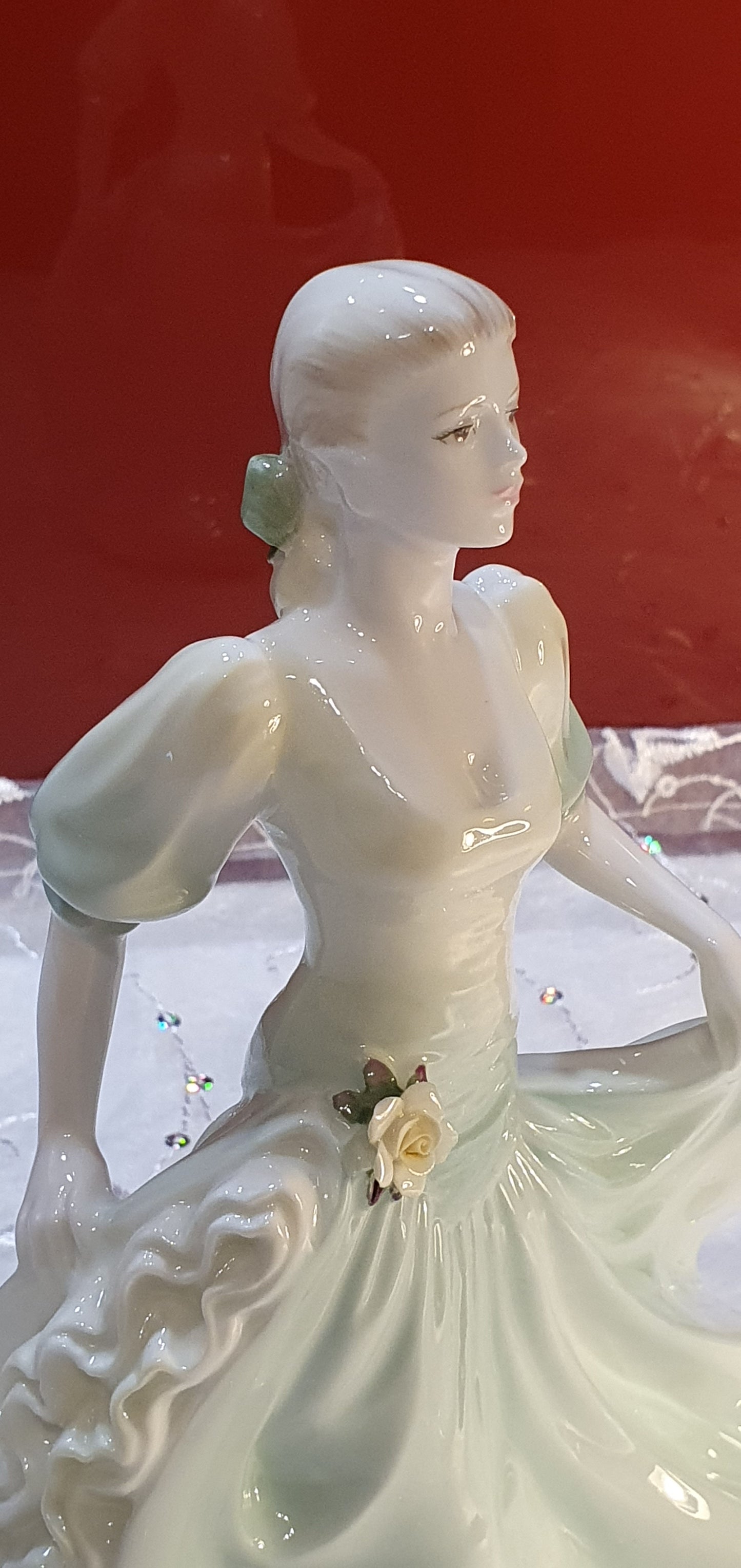 Coalport Ladies of Fashion Honeymoon Porcelain Figure.