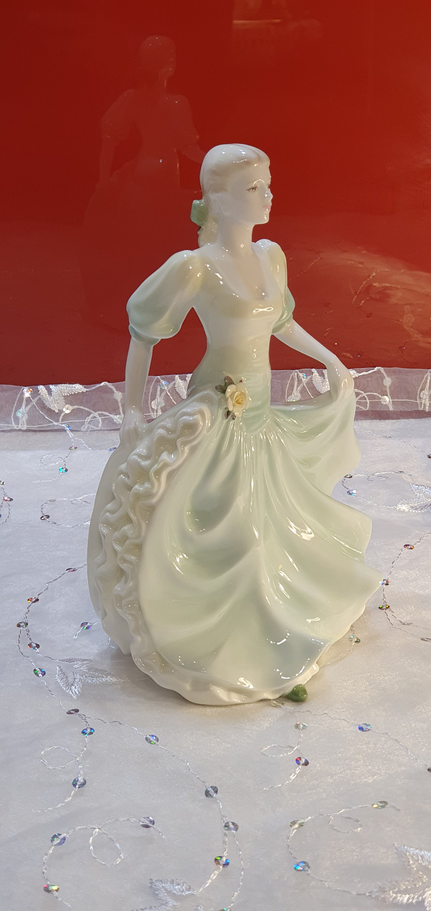 Coalport Ladies of Fashion Honeymoon Porcelain Figure.