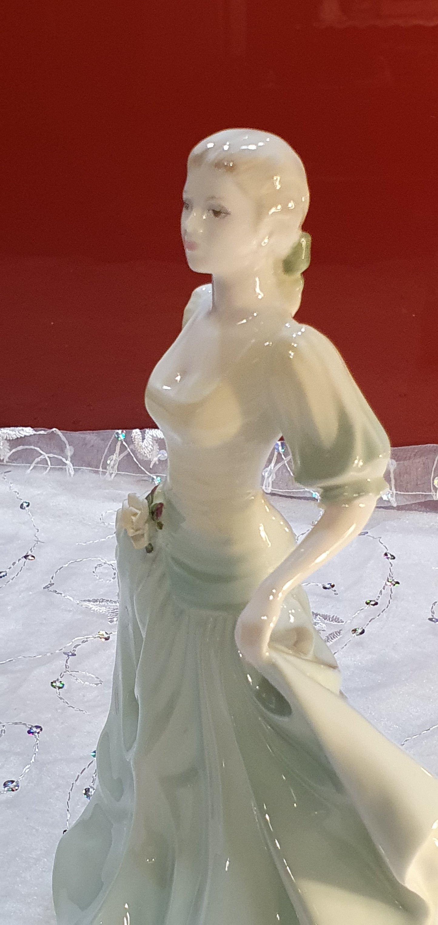 Coalport Ladies of Fashion Honeymoon Porcelain Figure.