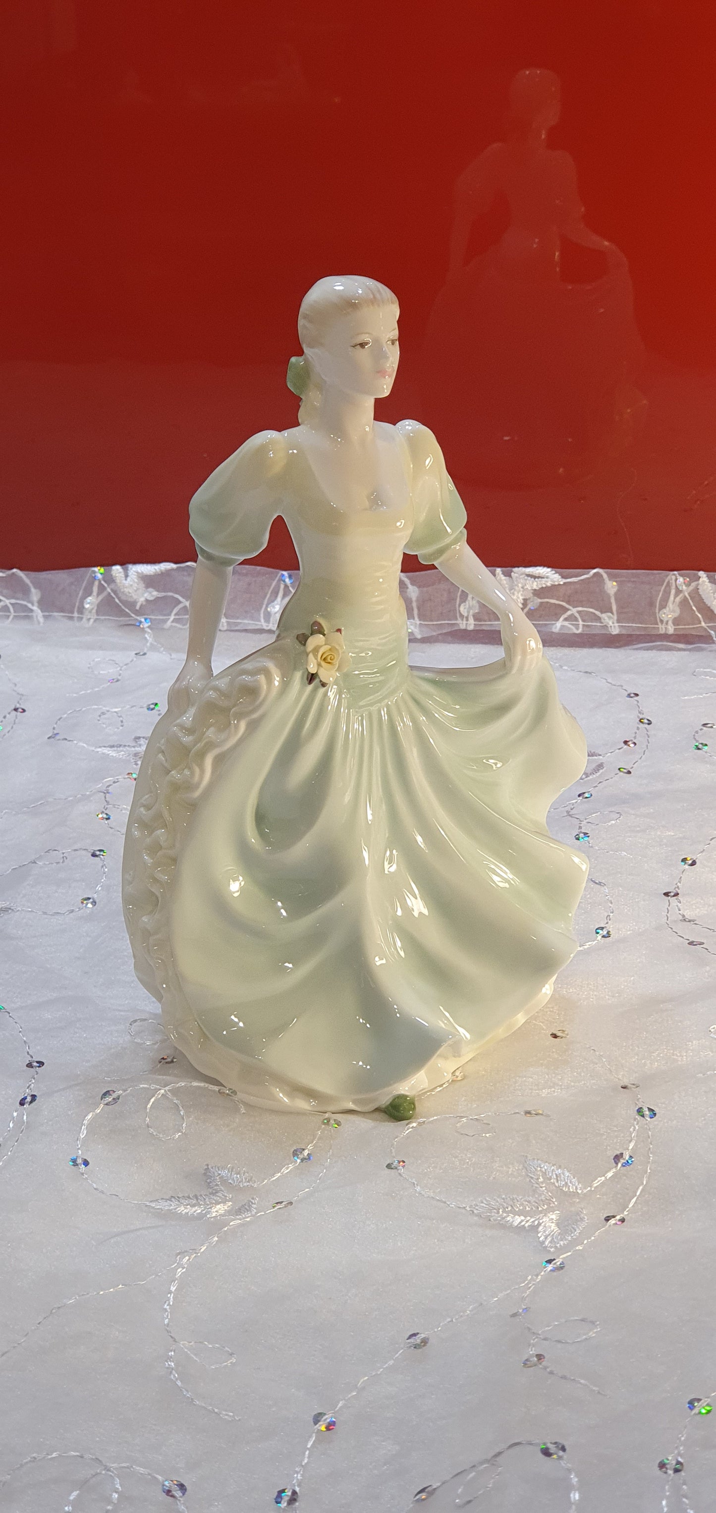 Coalport Ladies of Fashion Honeymoon Porcelain Figure.