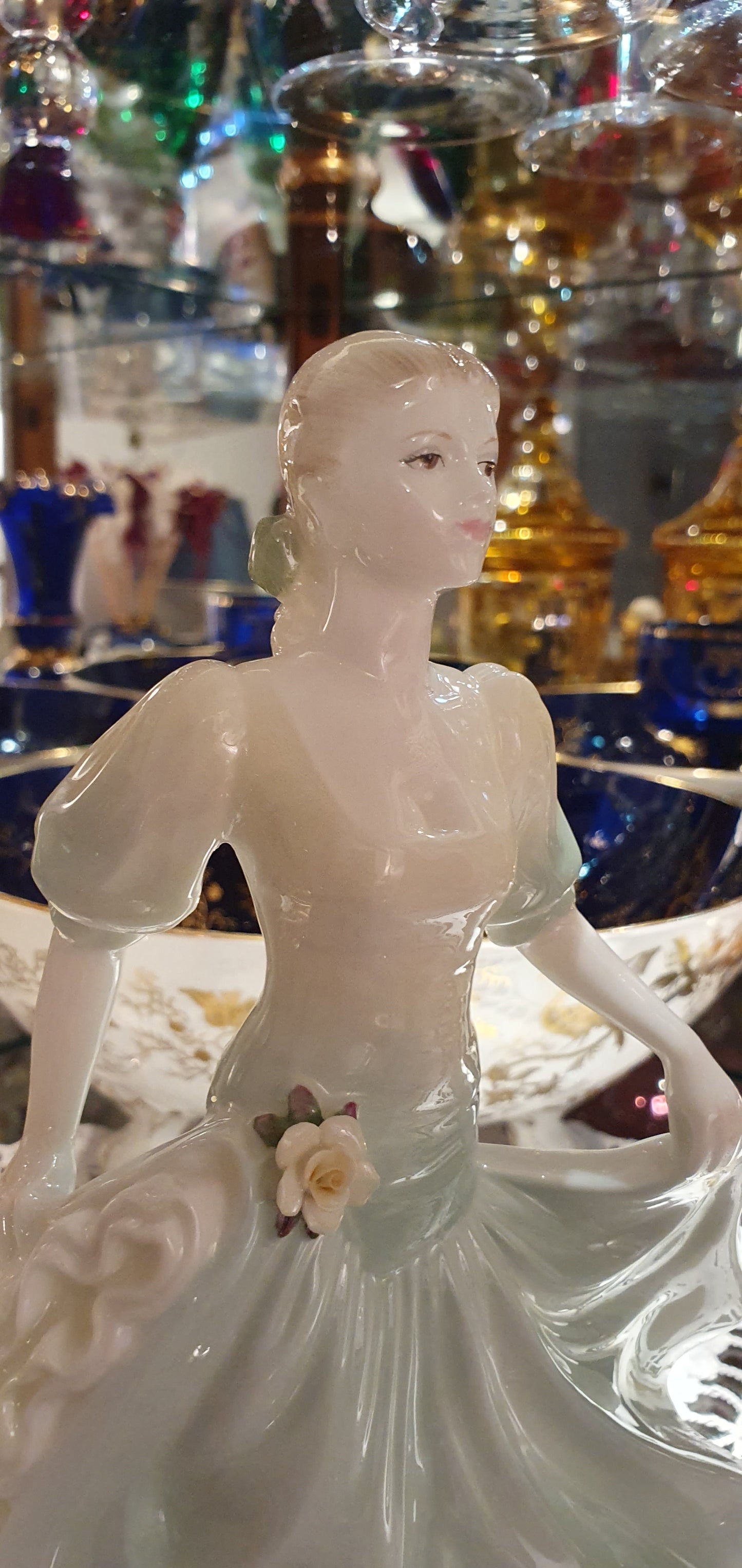 Coalport Ladies of Fashion Honeymoon Porcelain Figure.