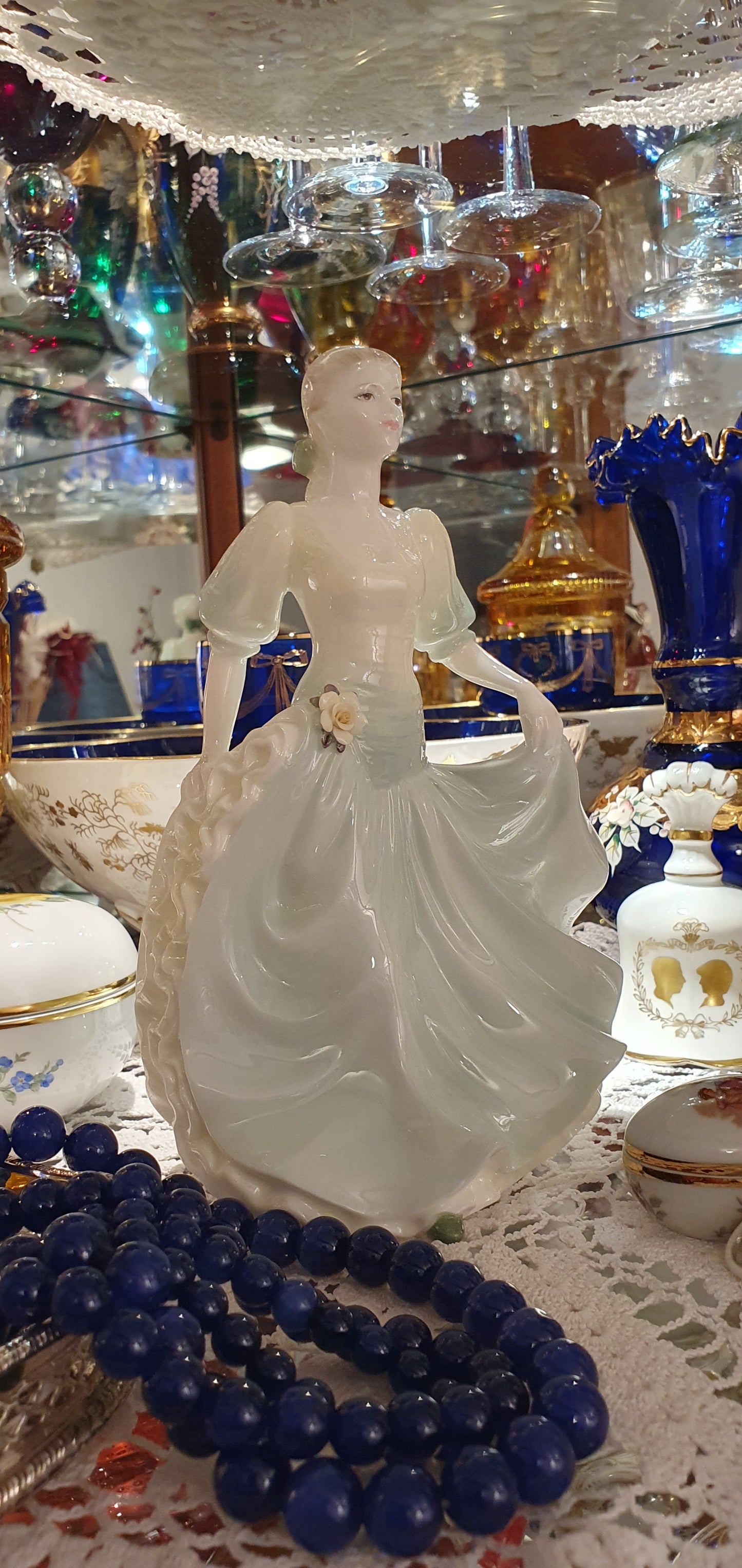 Coalport Ladies of Fashion Honeymoon Porcelain Figure.