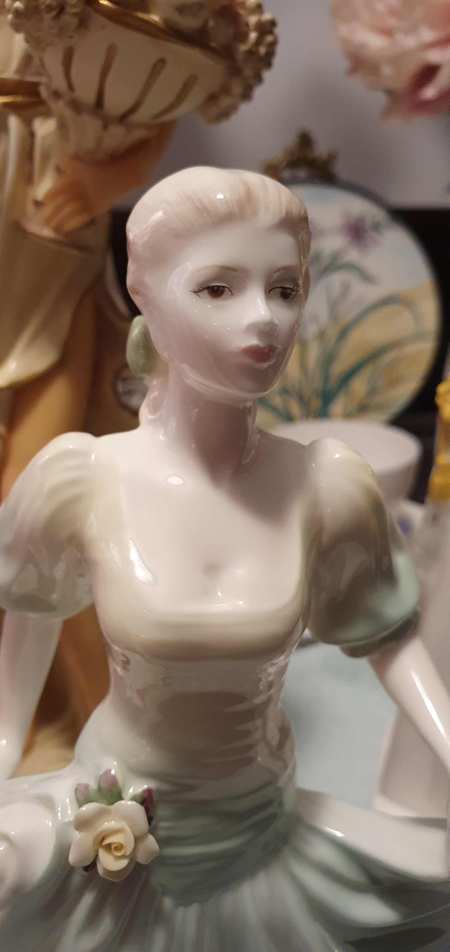 Coalport Ladies of Fashion Honeymoon Porcelain Figure.