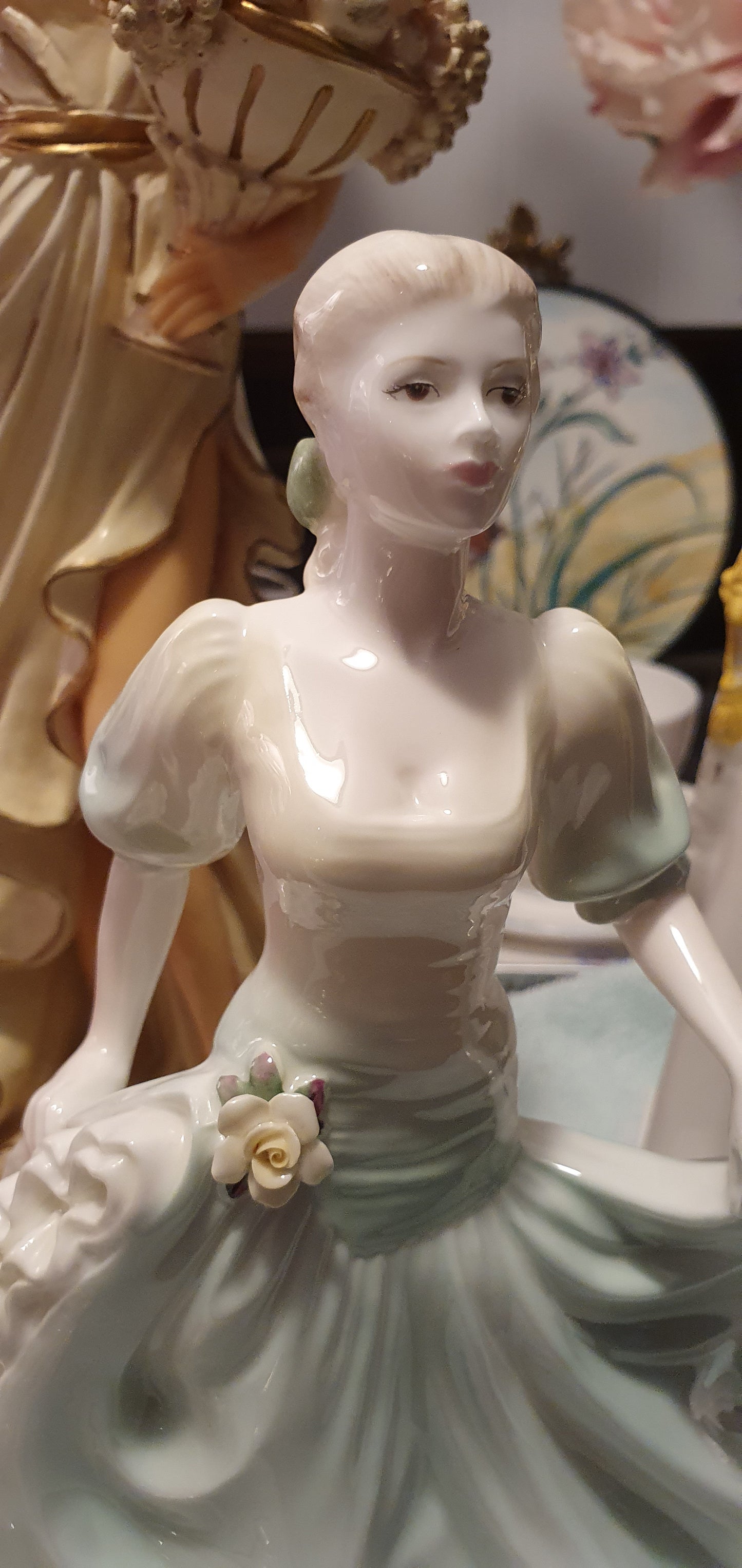 Coalport Ladies of Fashion Honeymoon Porcelain Figure.