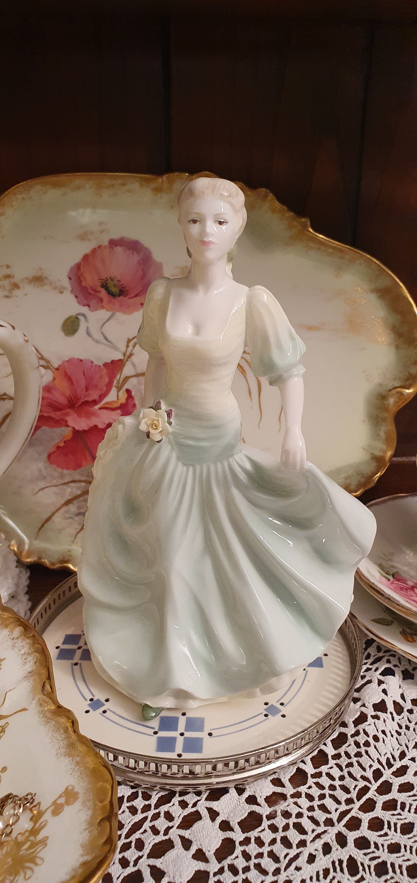 Coalport Ladies of Fashion Honeymoon Porcelain Figure.