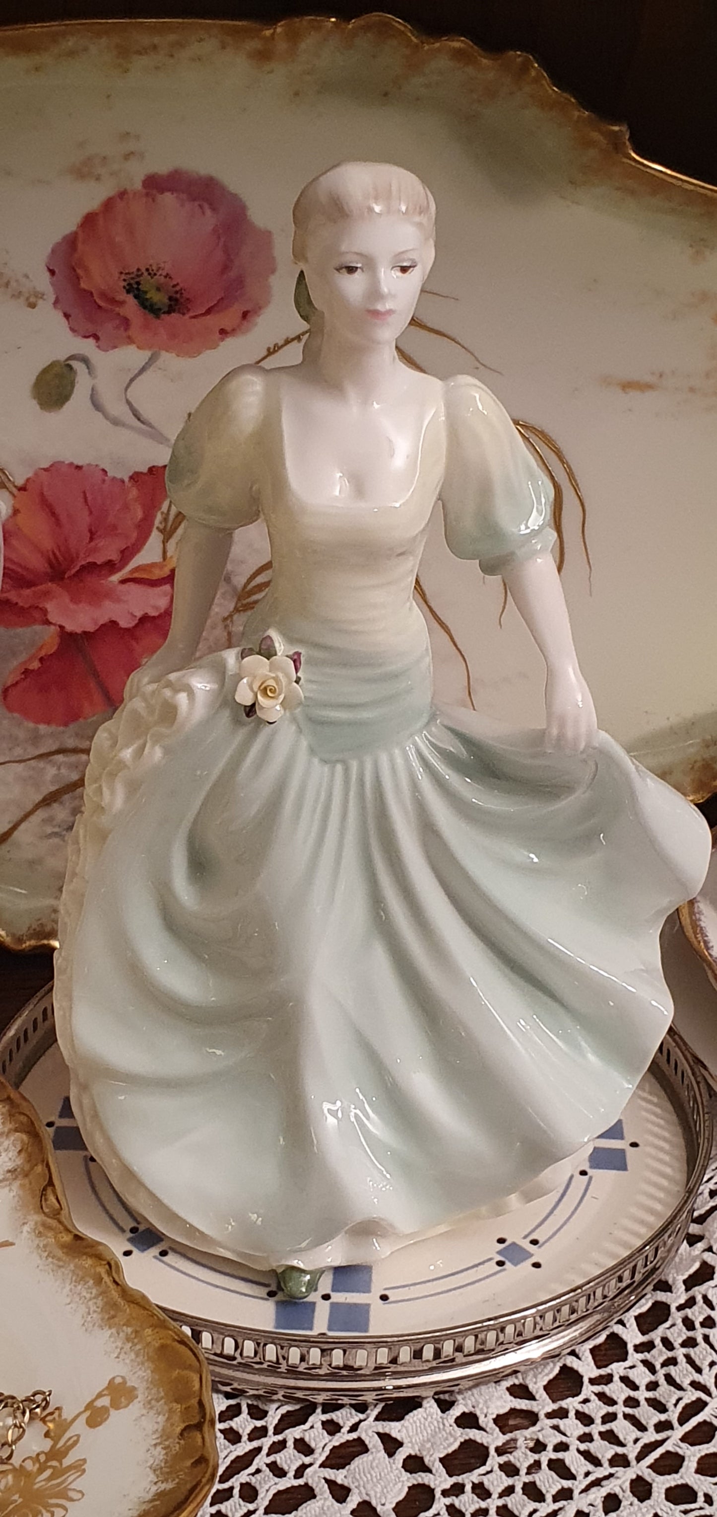 Coalport Ladies of Fashion Honeymoon Porcelain Figure.