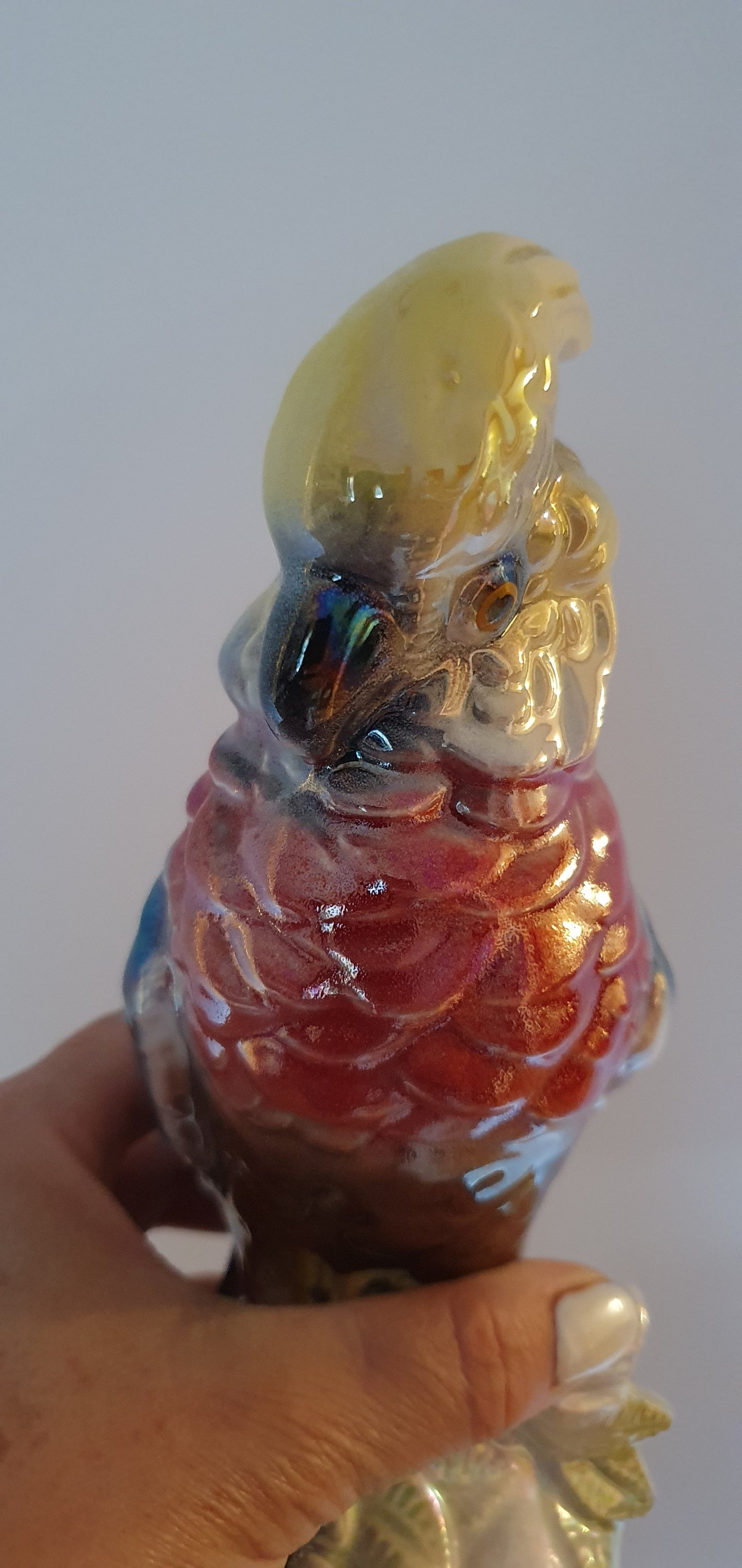 Parrot figure by Jema Holland Pottery