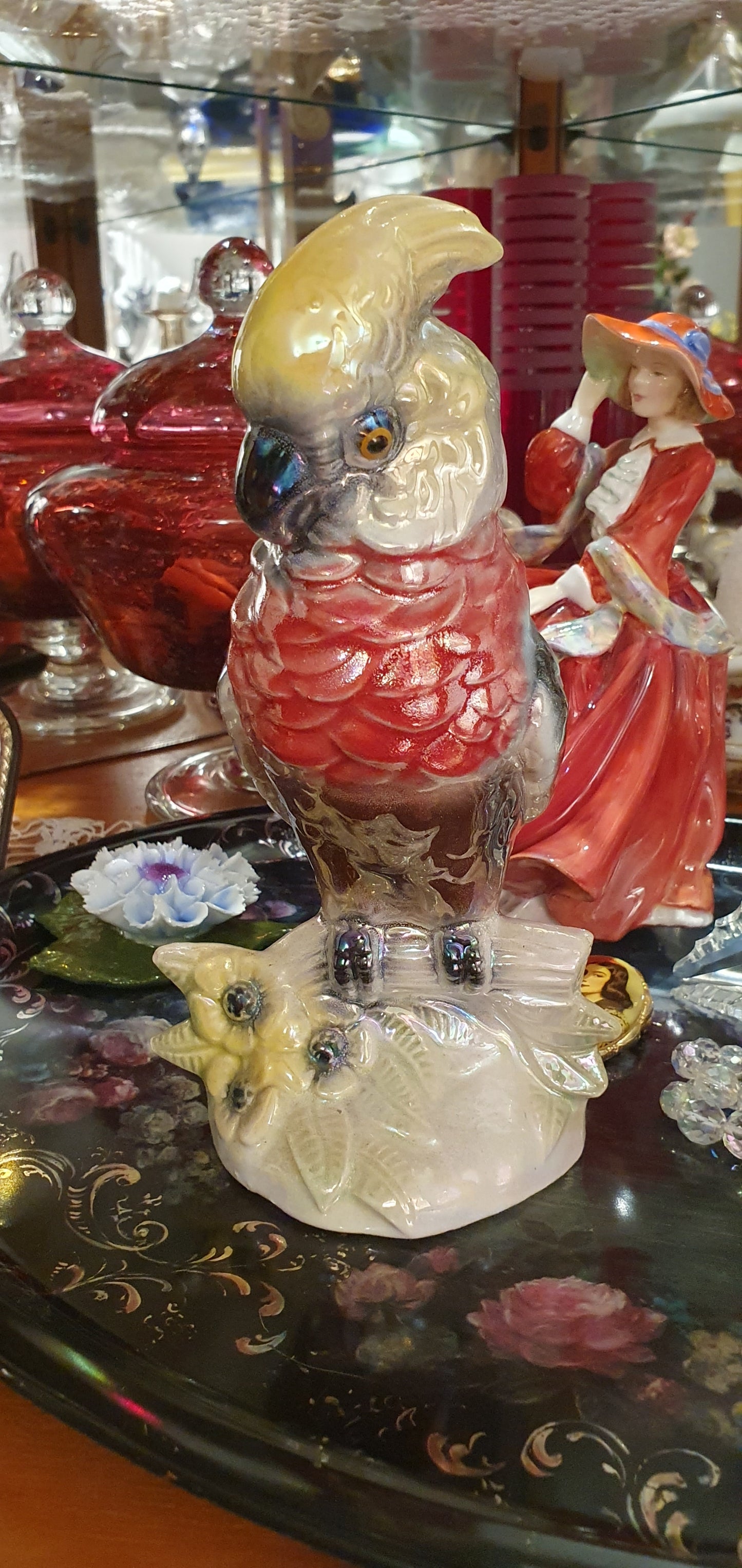 Parrot figure by Jema Holland Pottery