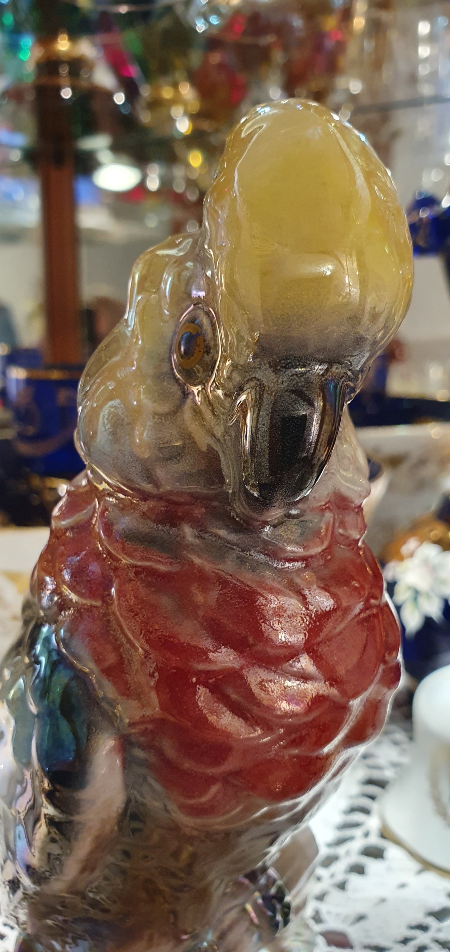 Parrot figure by Jema Holland Pottery