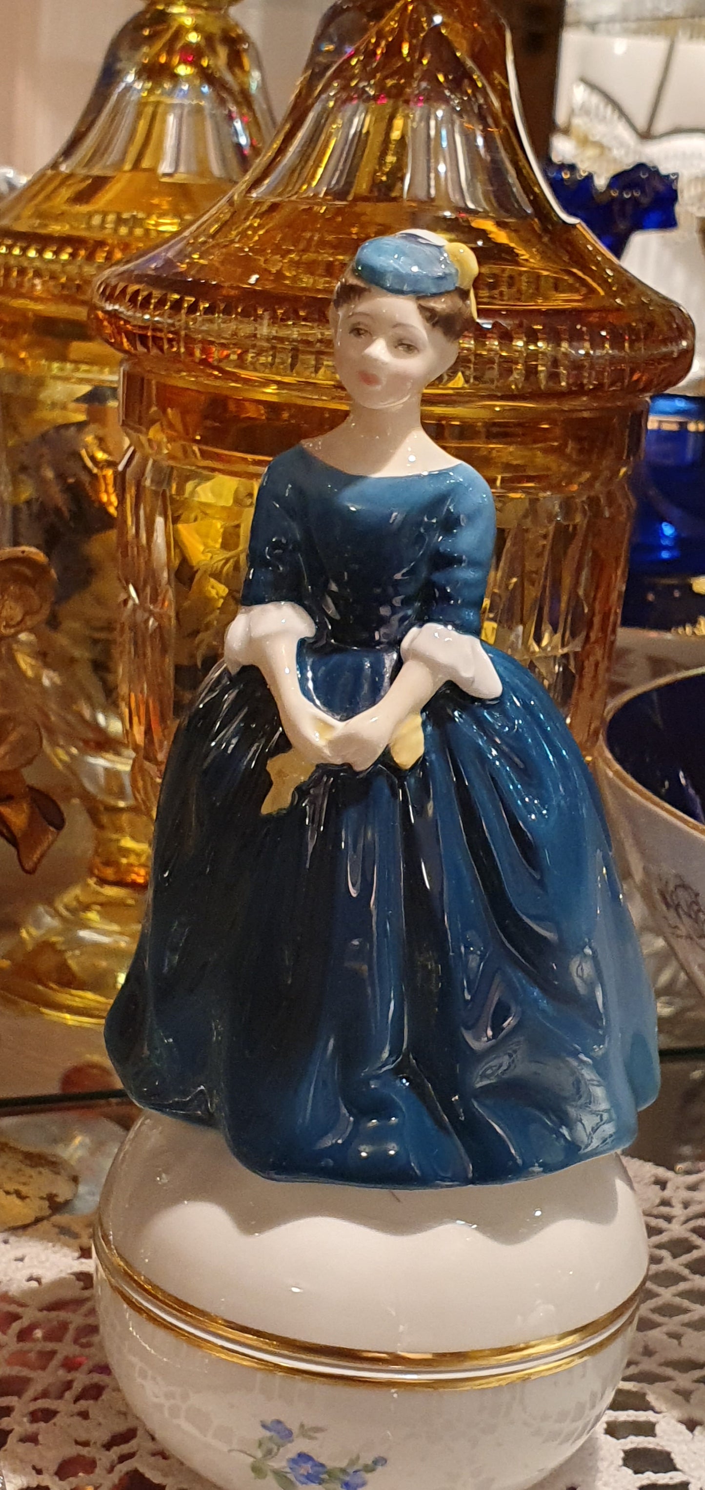 A Royal Doulton figure called 'Cherie'.
