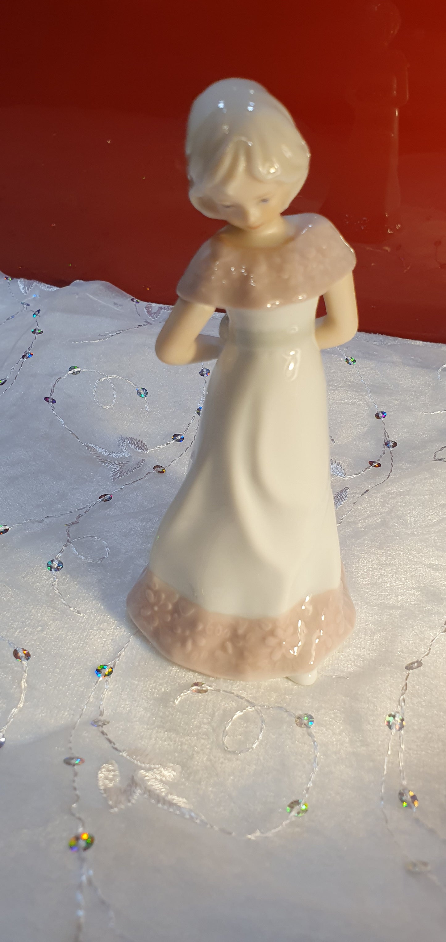 Figure small porcelain fairy girl.