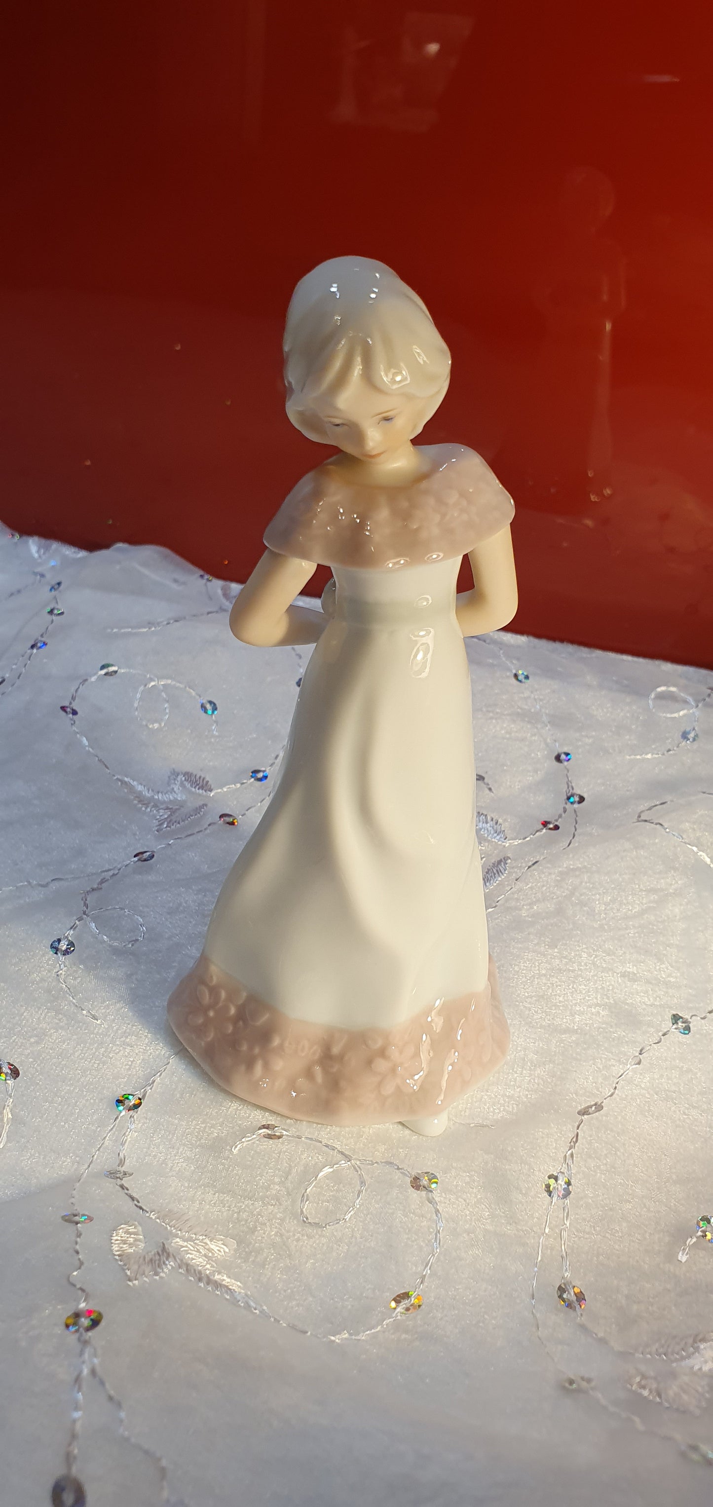 Figure small porcelain fairy girl.