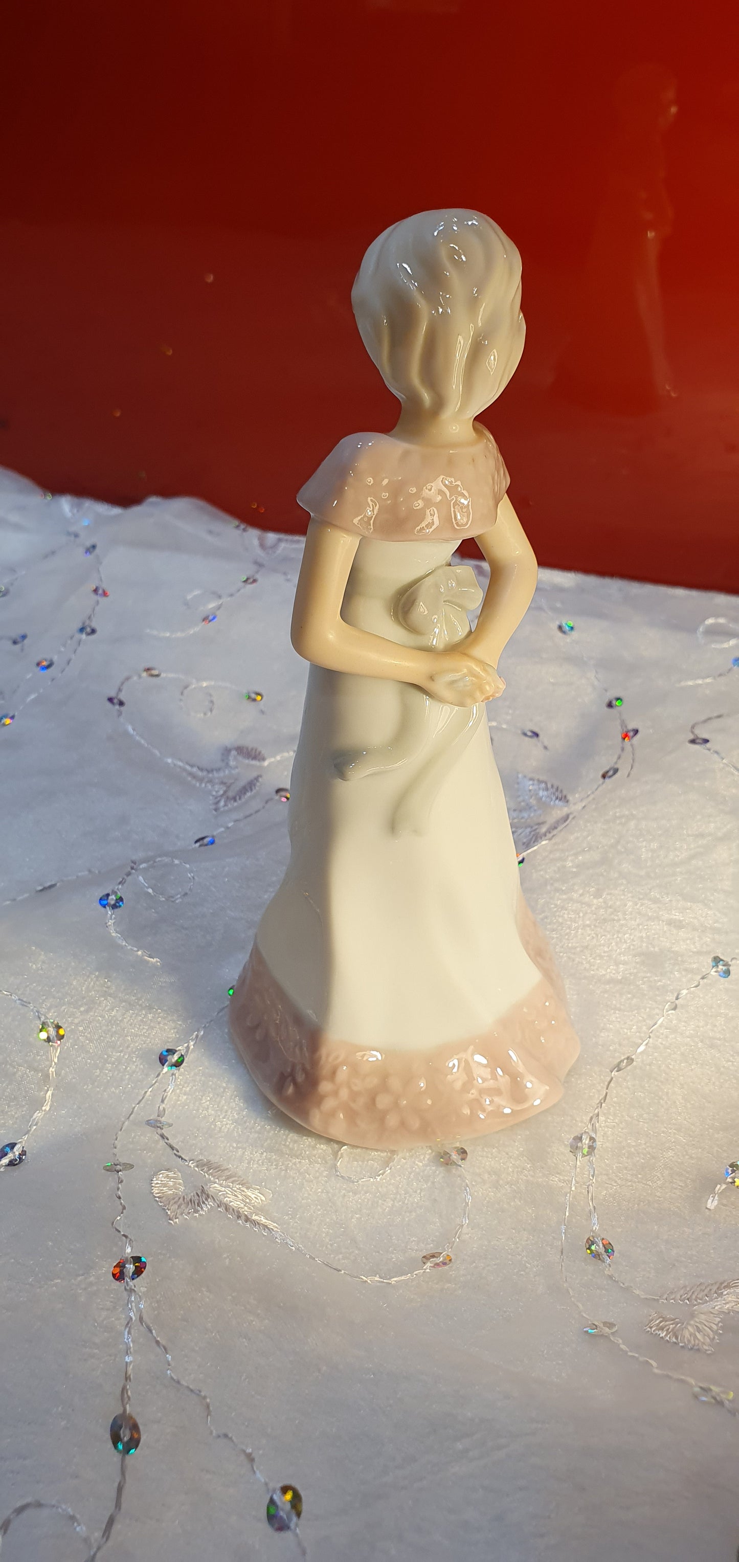 Figure small porcelain fairy girl.