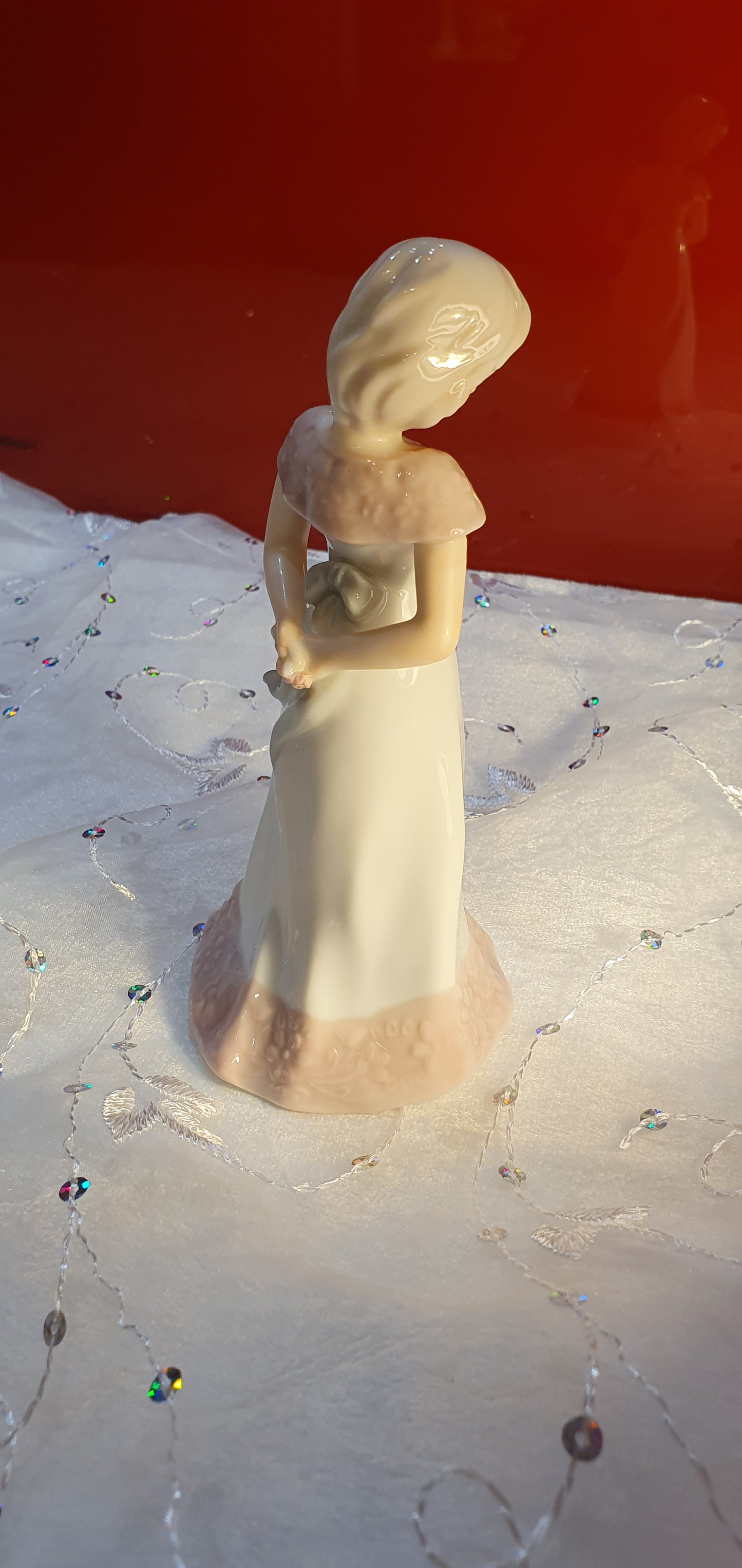 Figure small porcelain fairy girl.