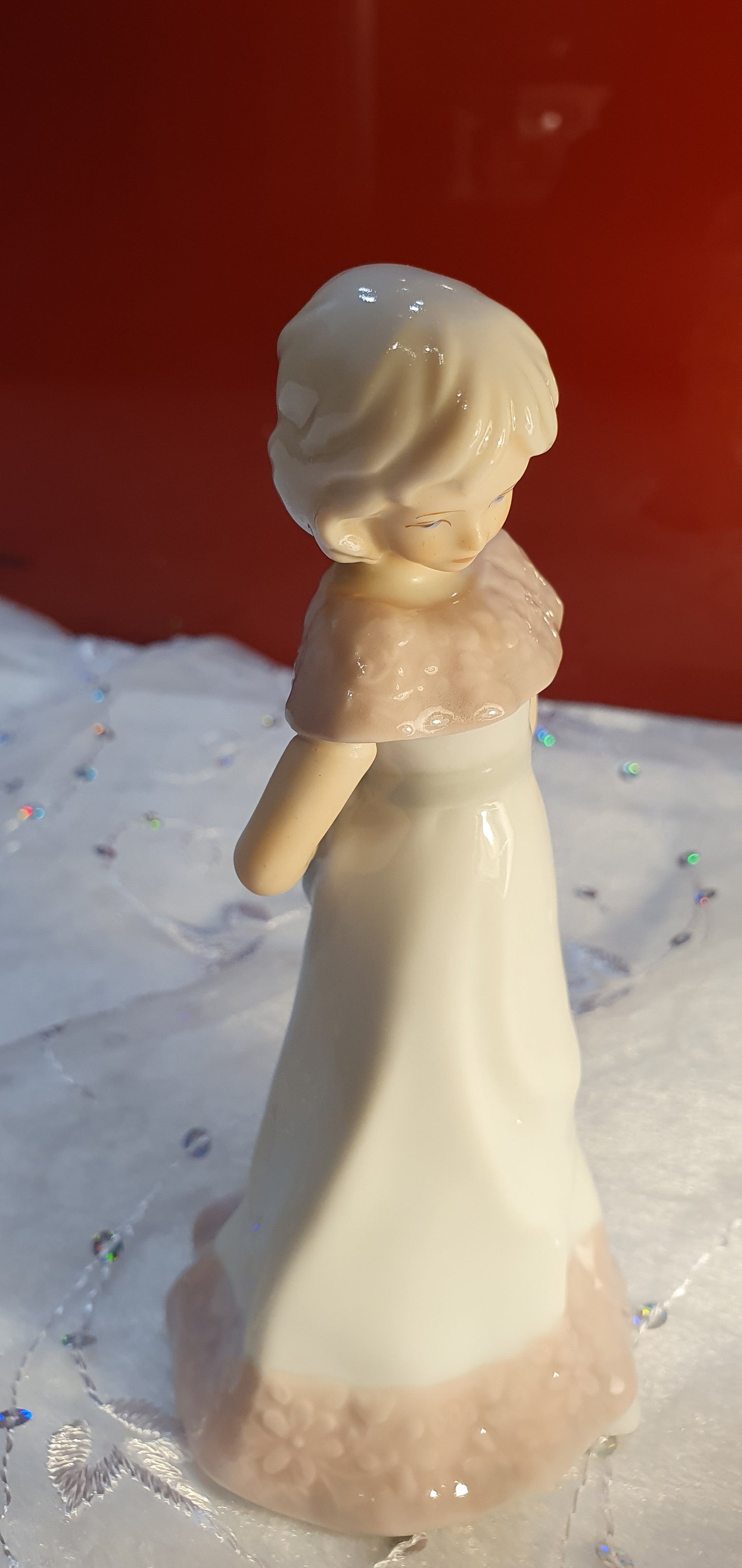 Figure small porcelain fairy girl.