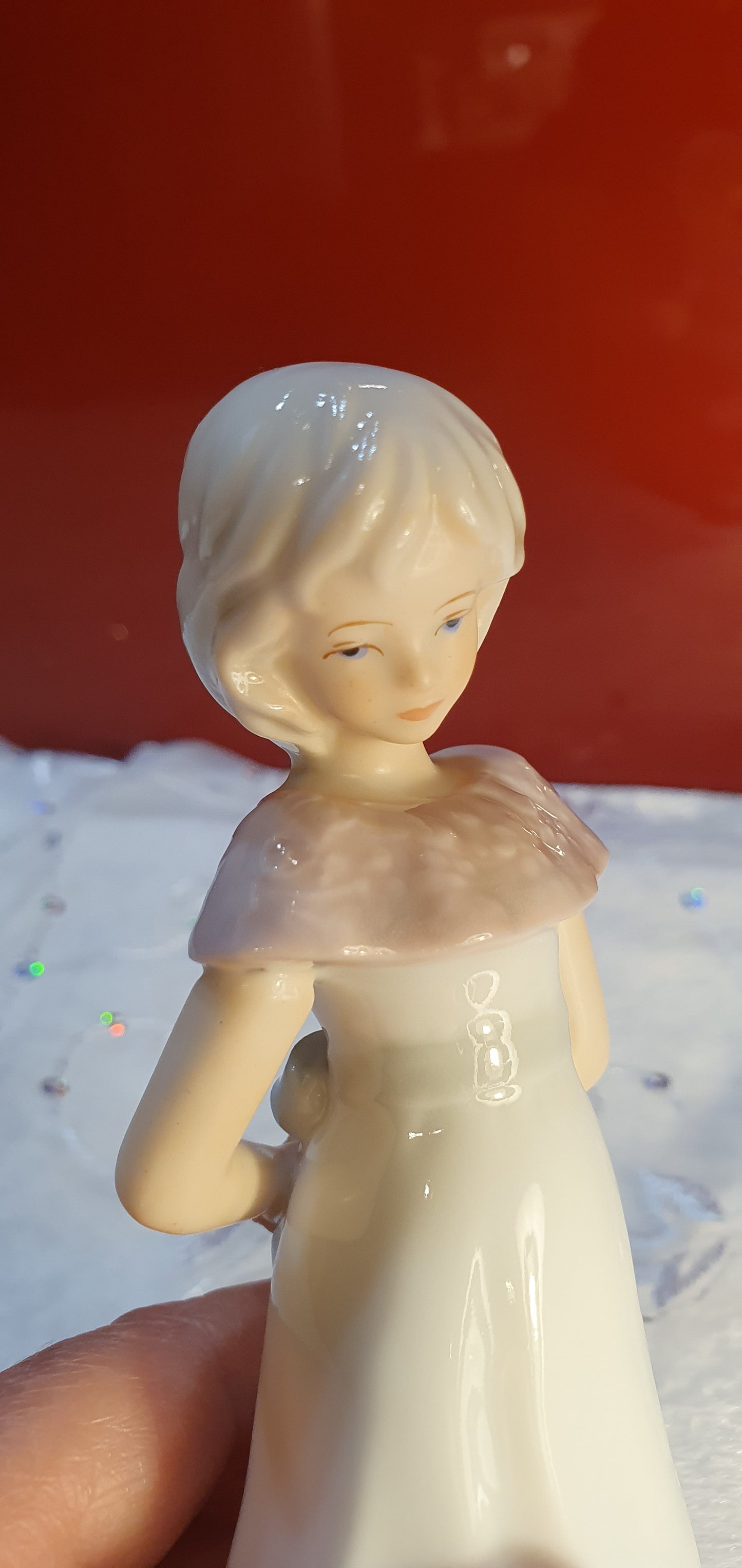 Figure small porcelain fairy girl.