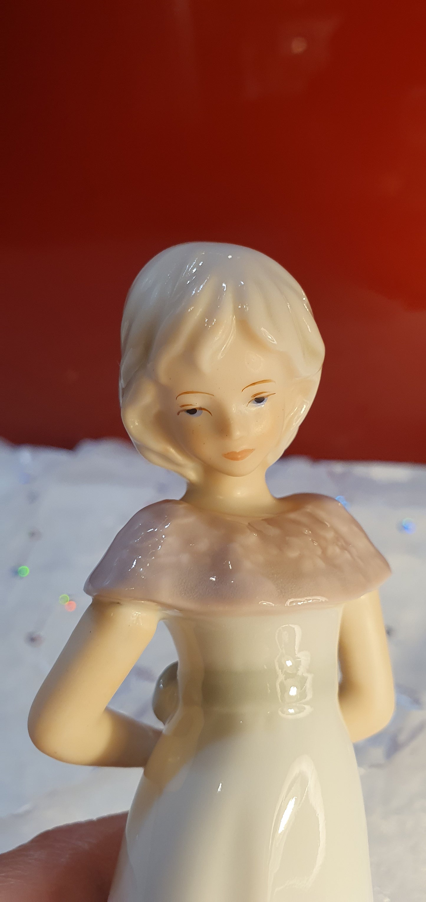 Figure small porcelain fairy girl.
