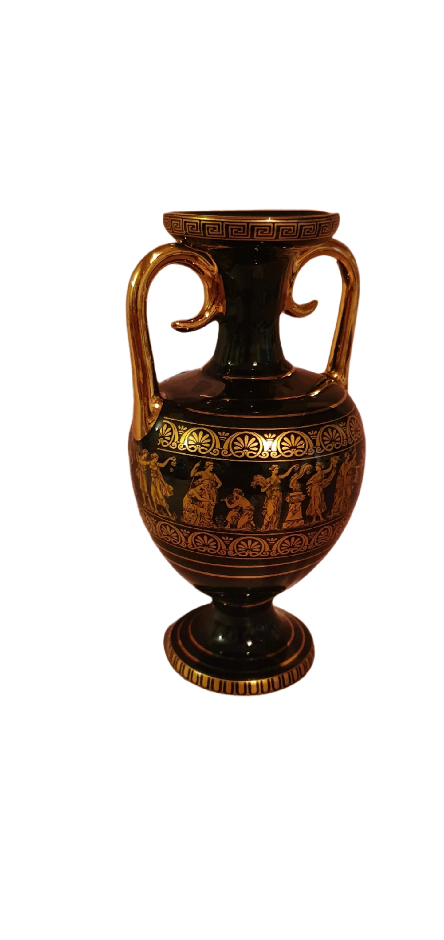 Vase I. Spyropoulos with 24-karat gold