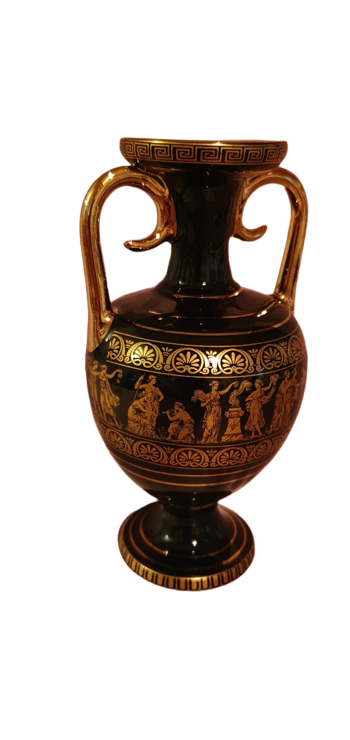 Vase I. Spyropoulos with 24-karat gold
