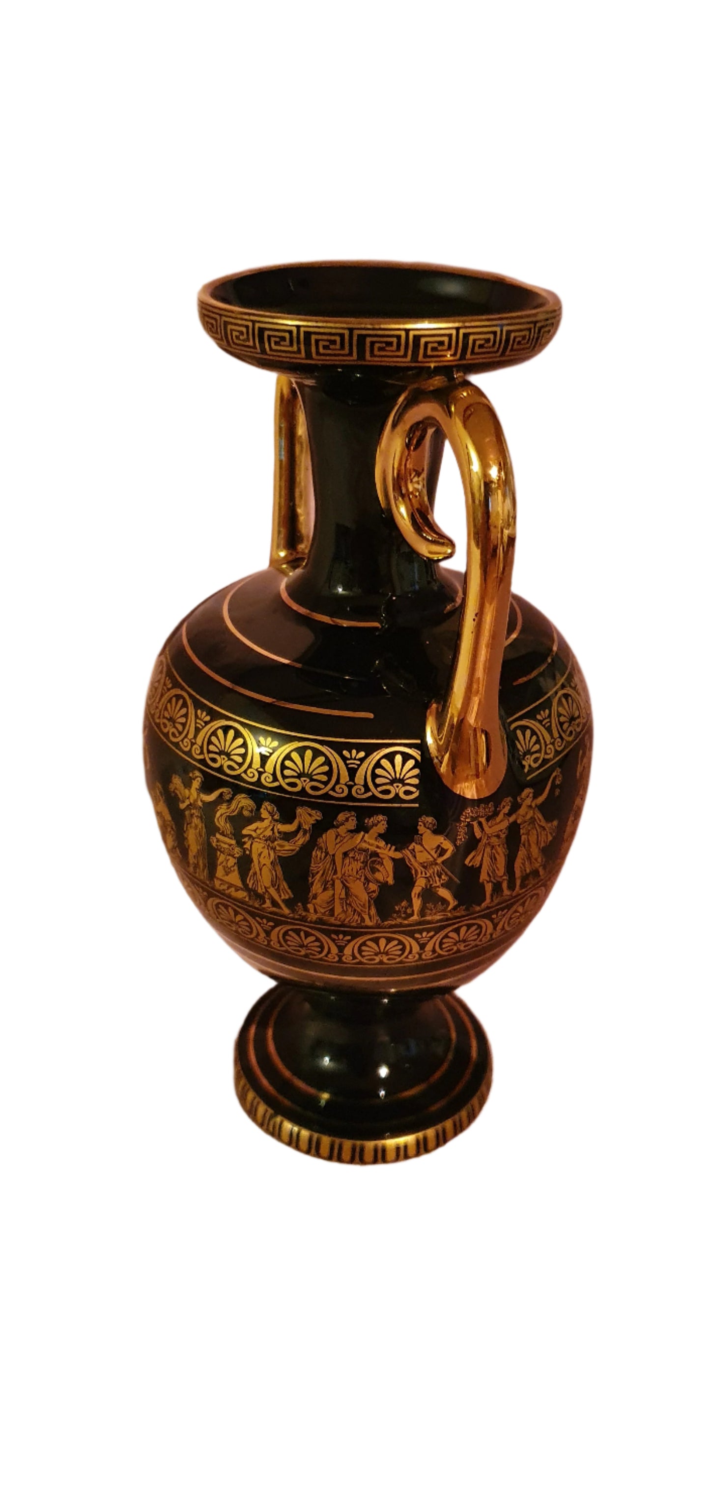 Vase I. Spyropoulos with 24-karat gold