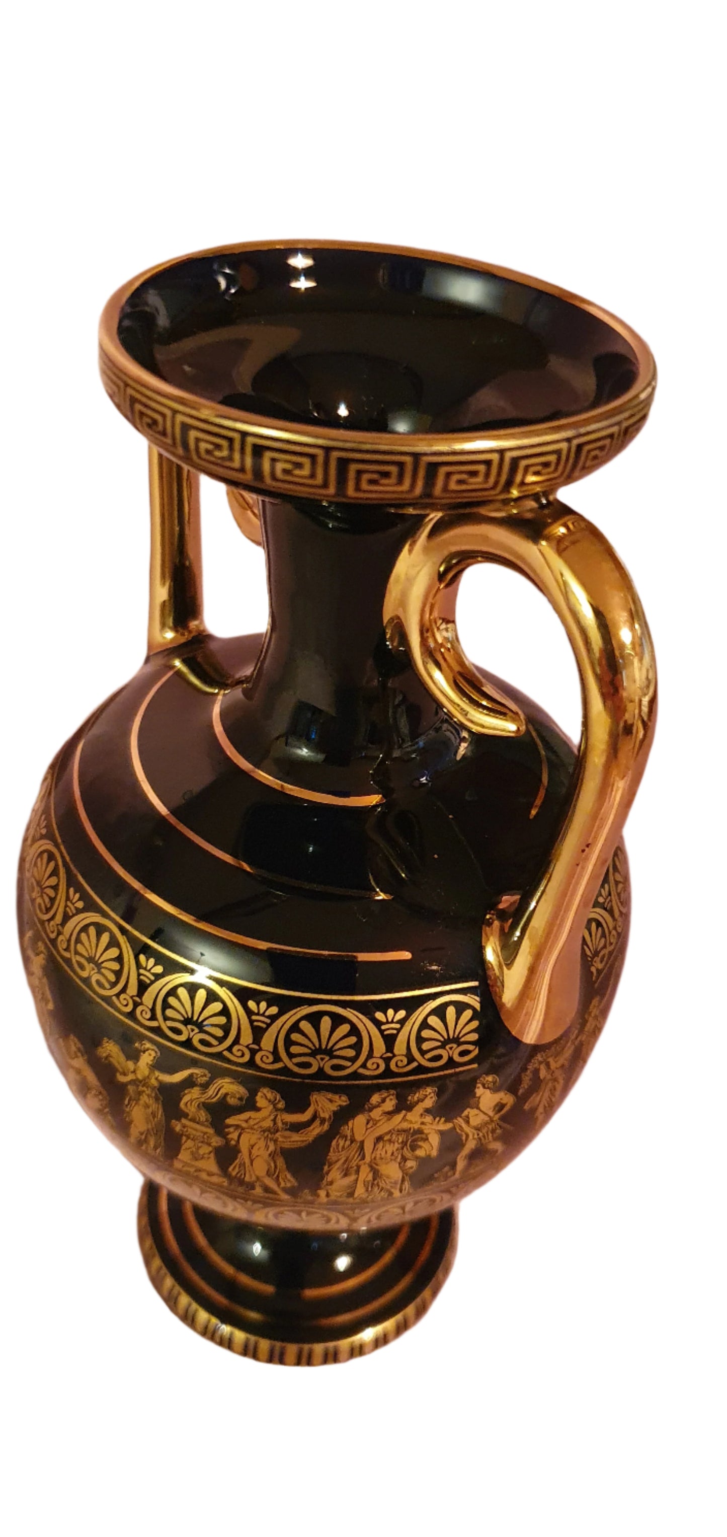 Vase I. Spyropoulos with 24-karat gold