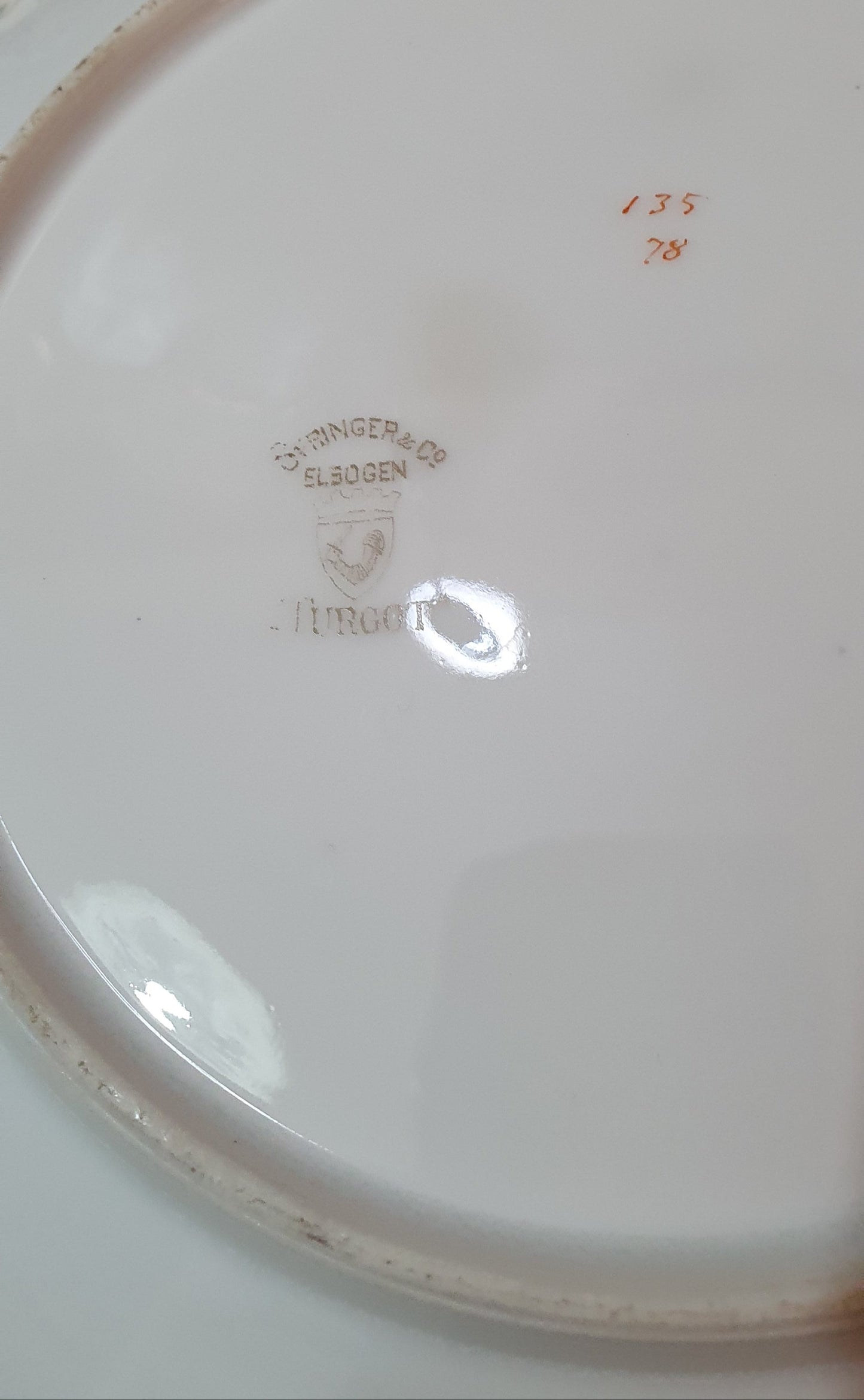 Springer & Co. Oval Bone China Plates. Elbogen (135/78)