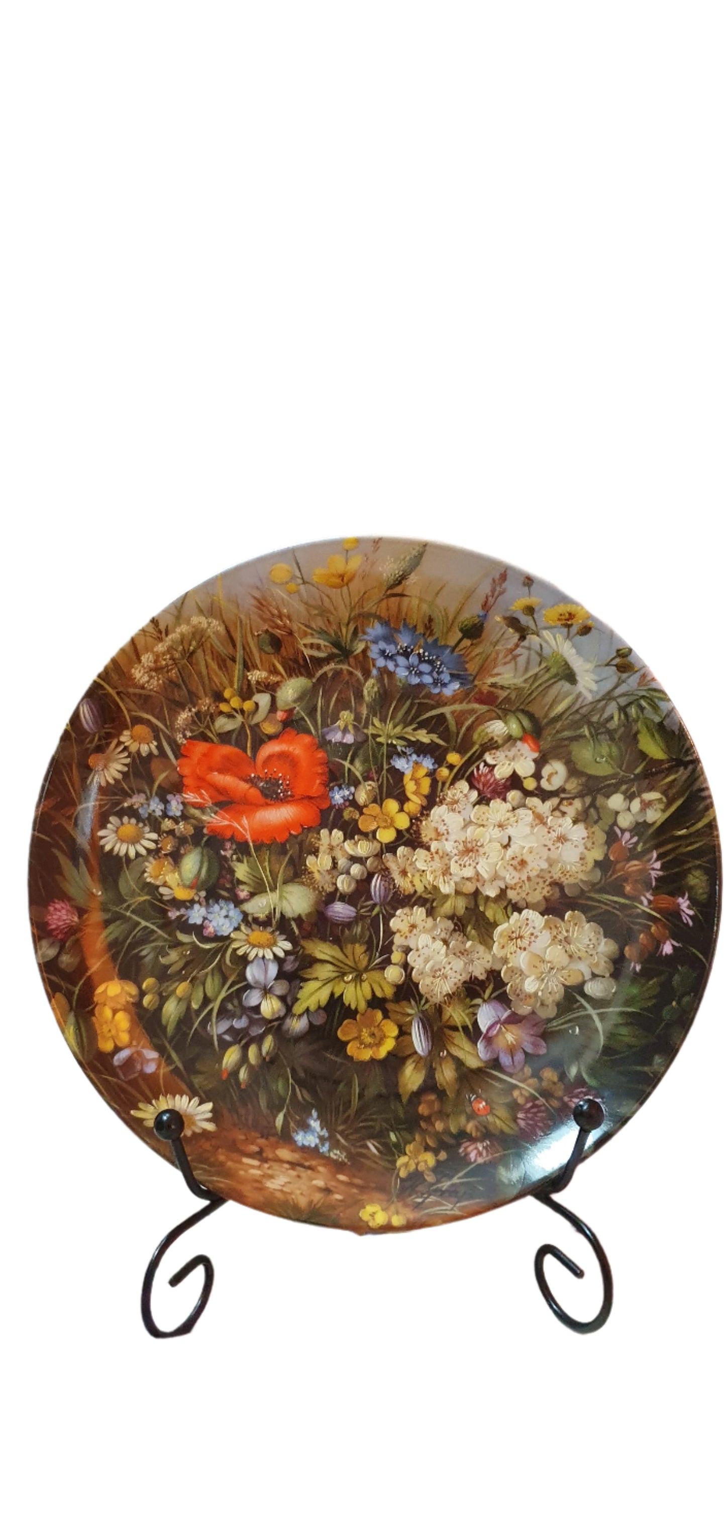 Decorative collector's plate Furstenberg "Am Wegesrand - Wilde Schönheiten"