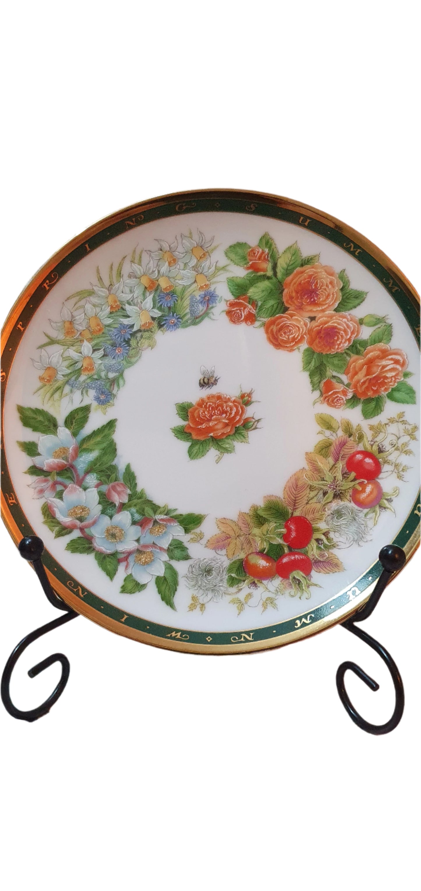 Beauty All Seasons: All Seasons Decorative Plate by Gill Tomblin