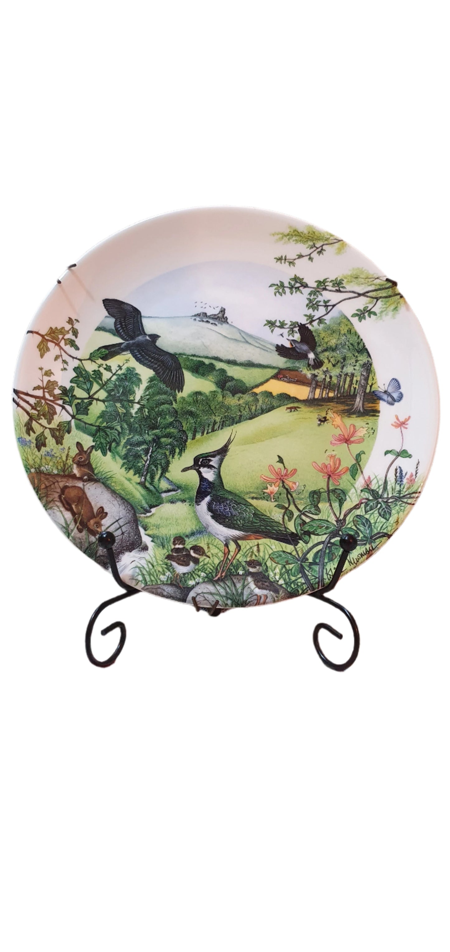 Rolling Hills & Grasslands decorative plate: Wedgwood "Rolling Hills & Grasslands" (1988)