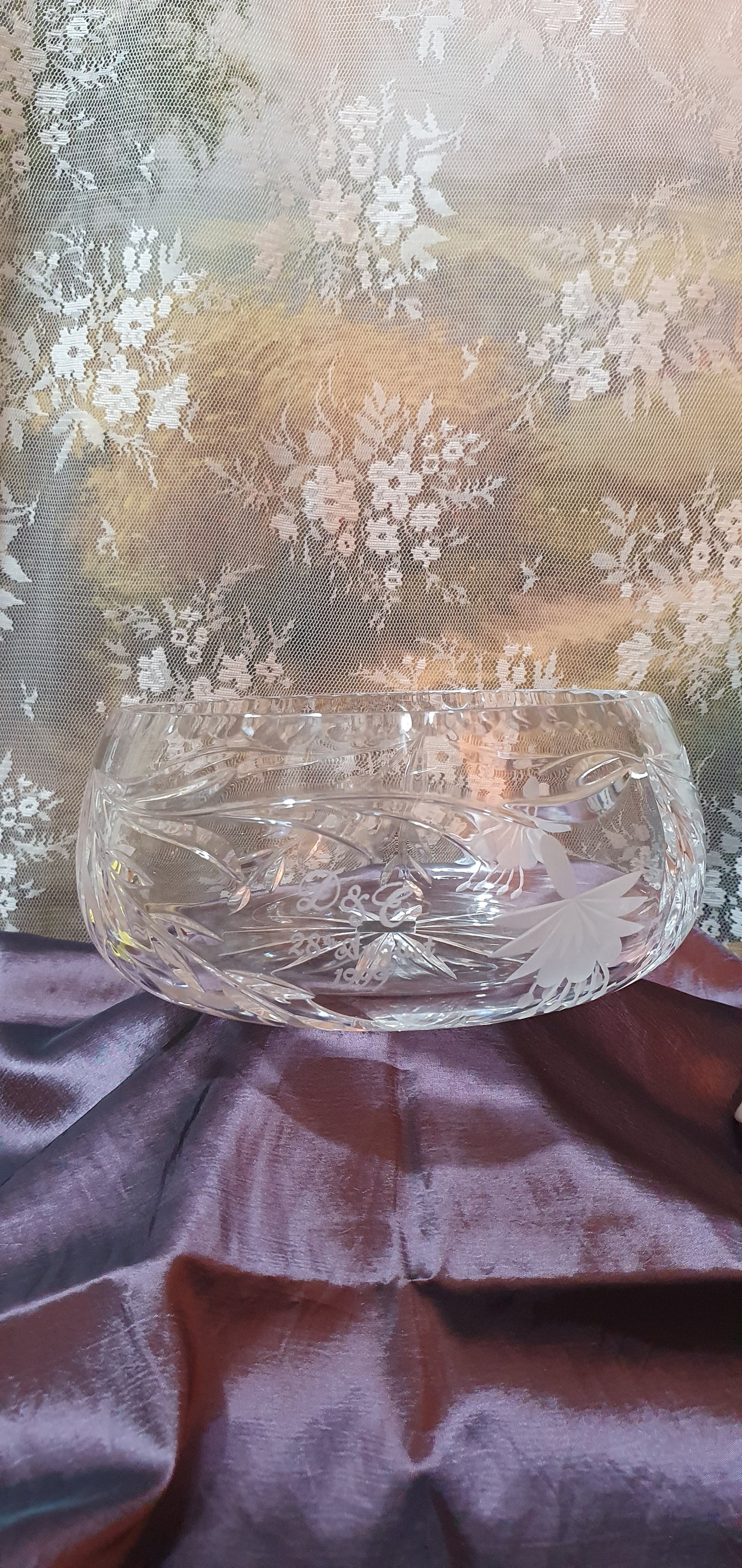 Crystal bowl for special occasions