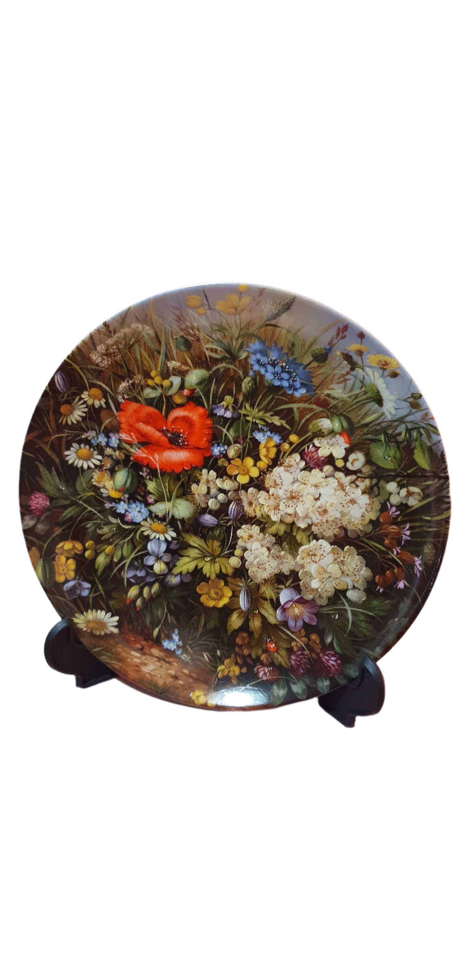 Decorative collector's plate Furstenberg "Am Wegesrand - Wilde Schönheiten"