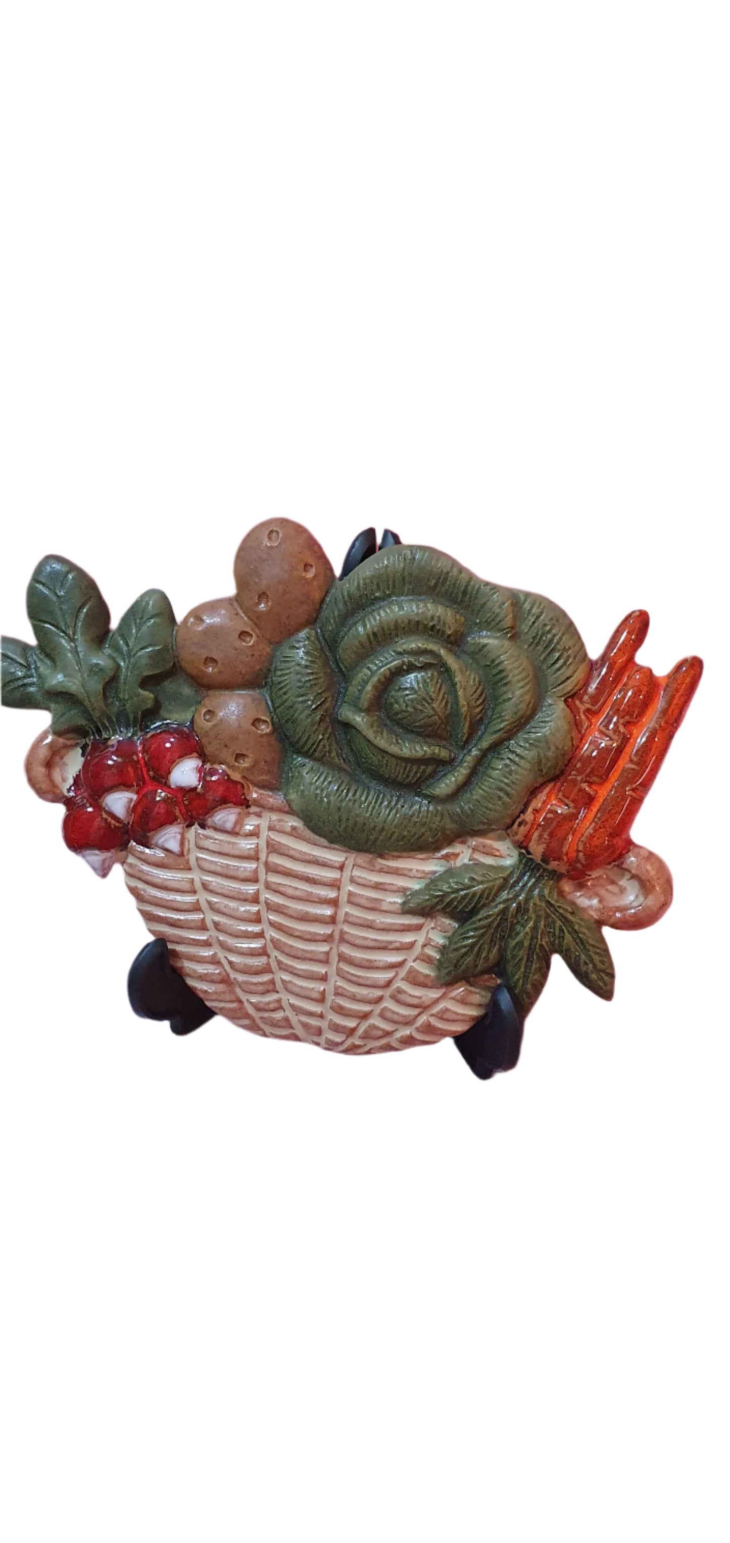 Ceramic wall decoration - Abundance from the garden
