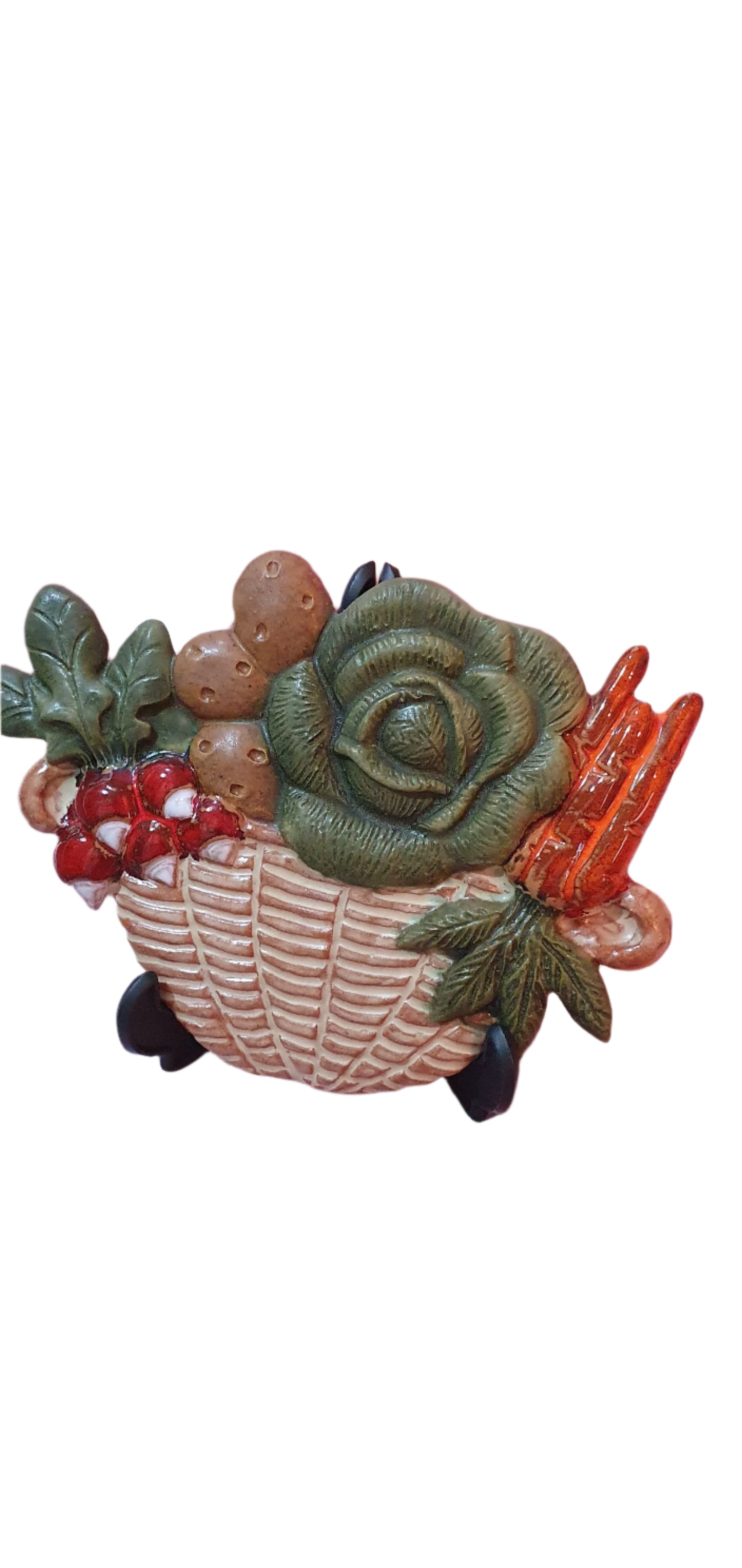 Ceramic wall decoration - Abundance from the garden