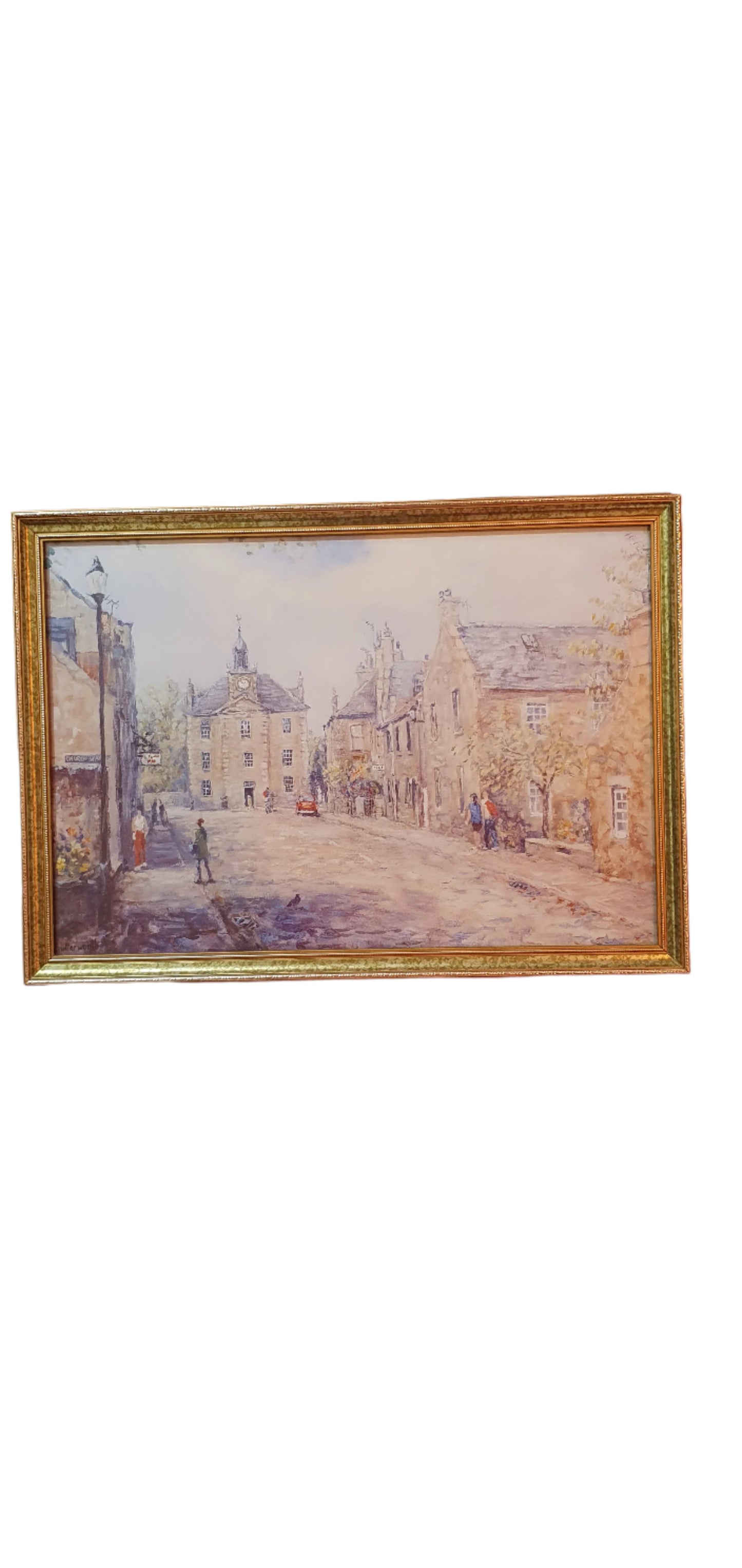 Lithograph "High Street" by Howard Butterworth