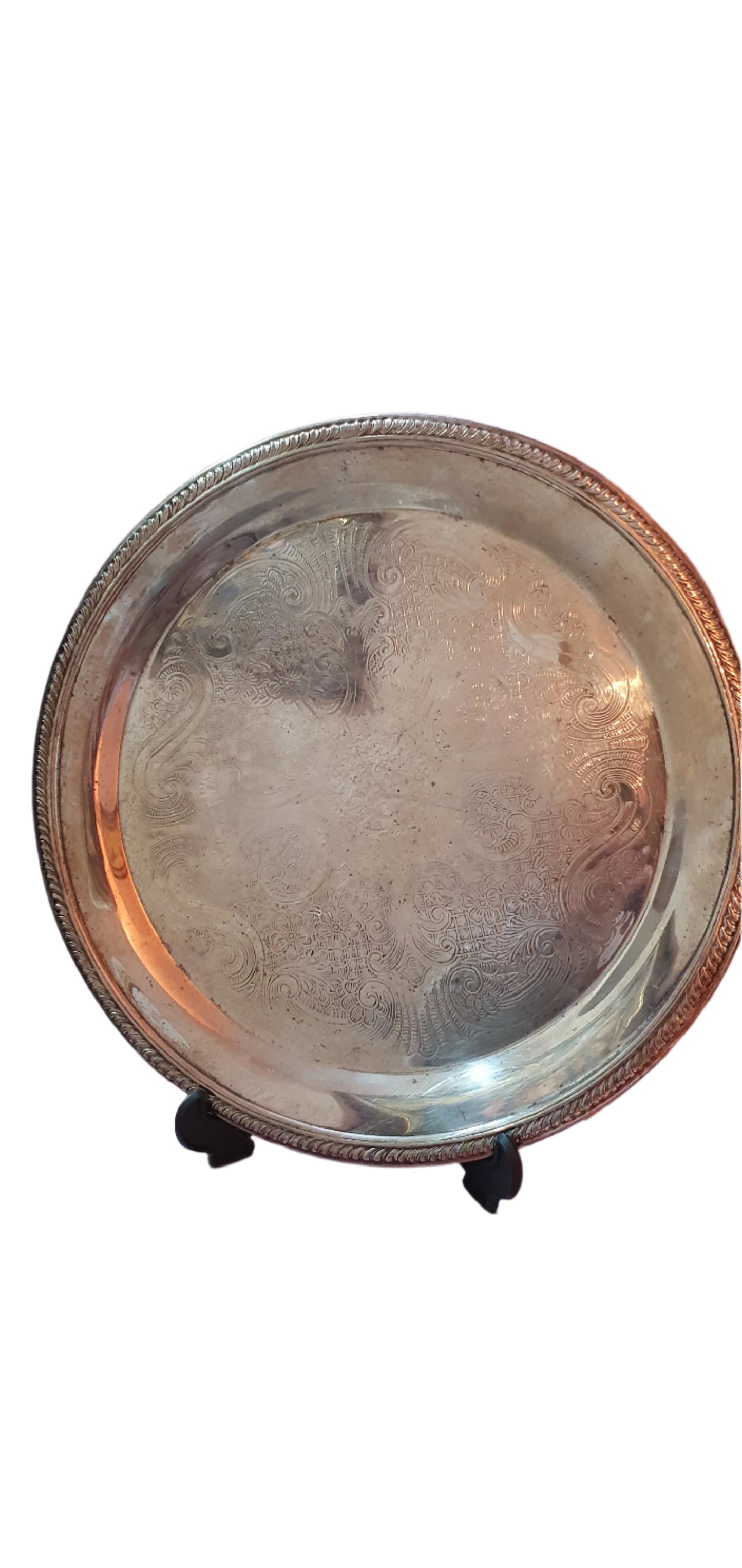 Vintage silver plated tray - FB Rogers Silver Co.