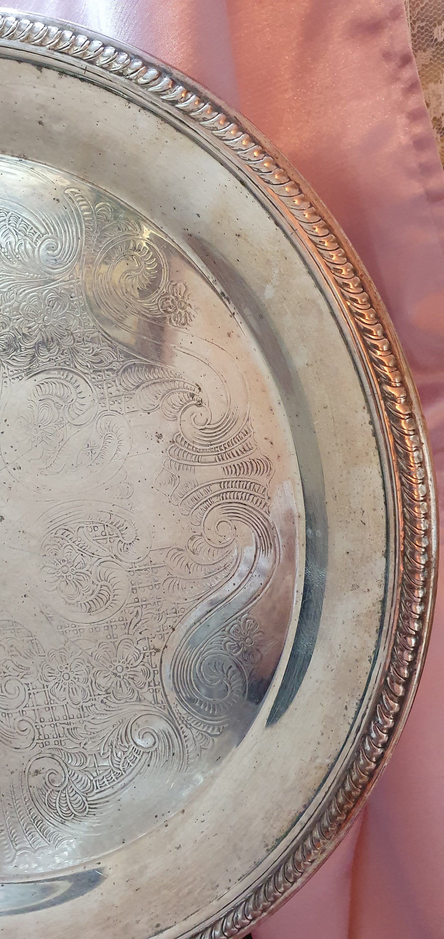 Vintage silver plated tray - FB Rogers Silver Co.