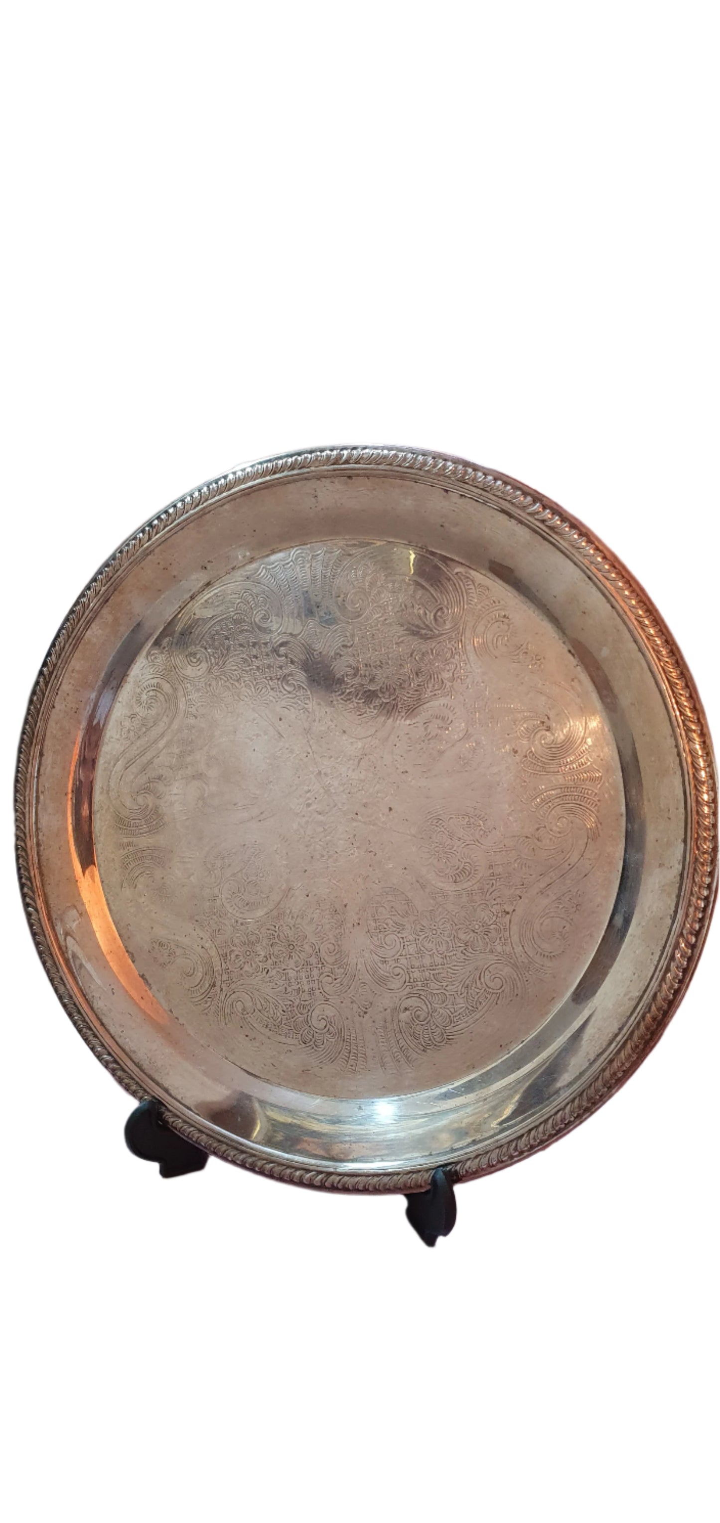 Vintage silver plated tray - FB Rogers Silver Co.