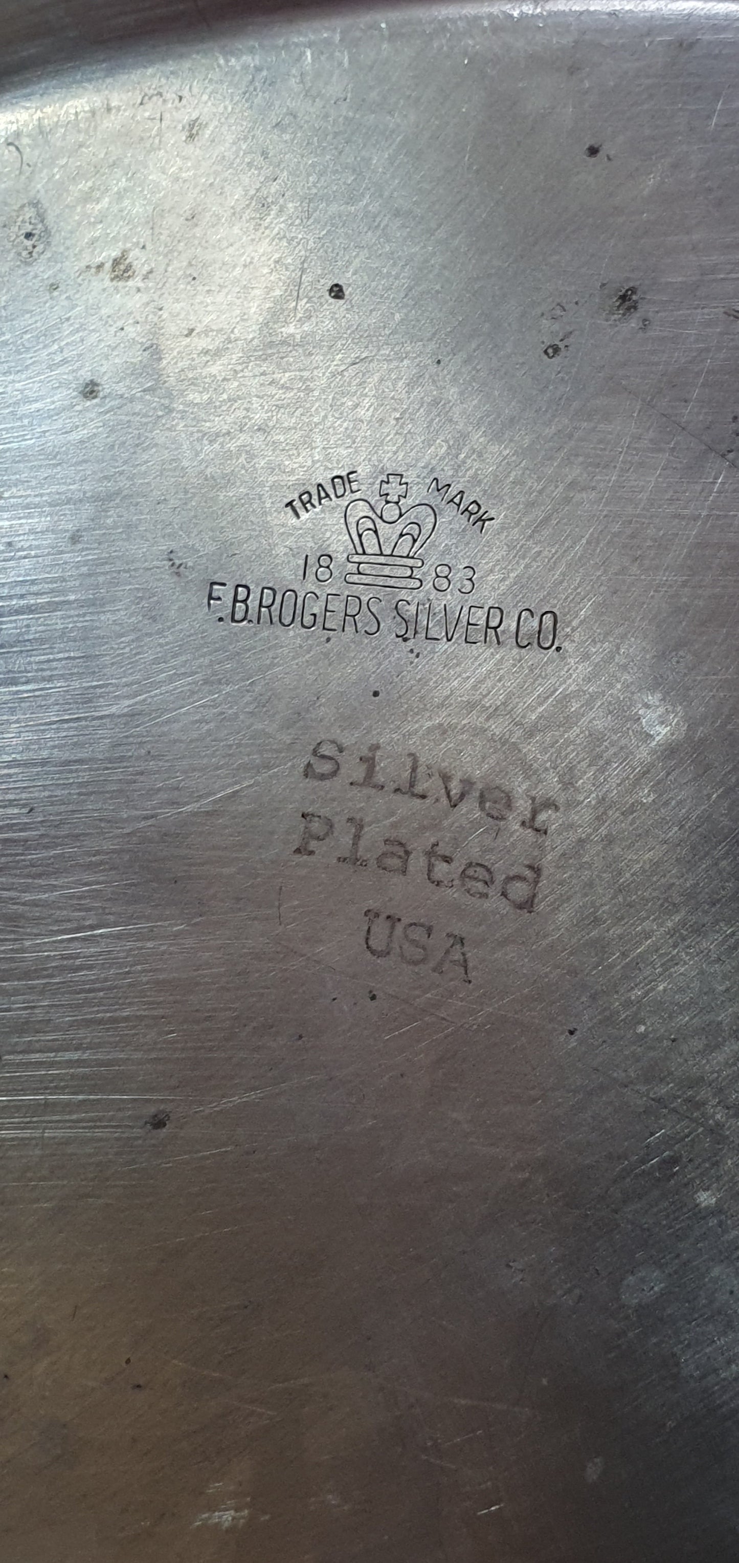 Vintage silver plated tray - FB Rogers Silver Co.
